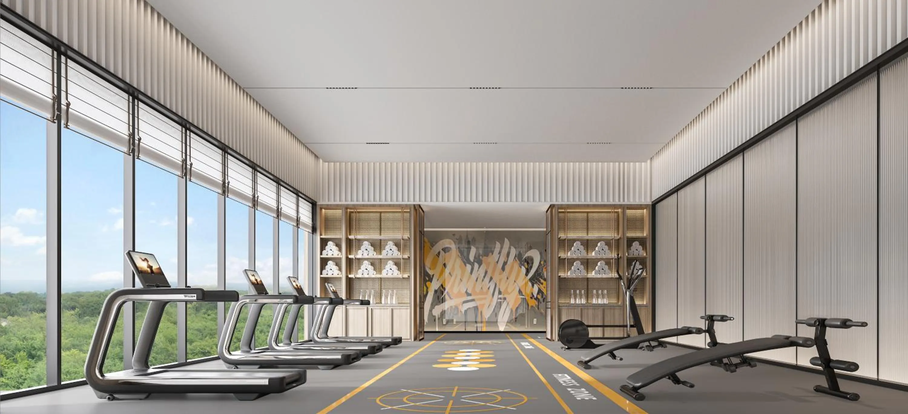 Fitness centre/facilities in Citadines Hope City Boao