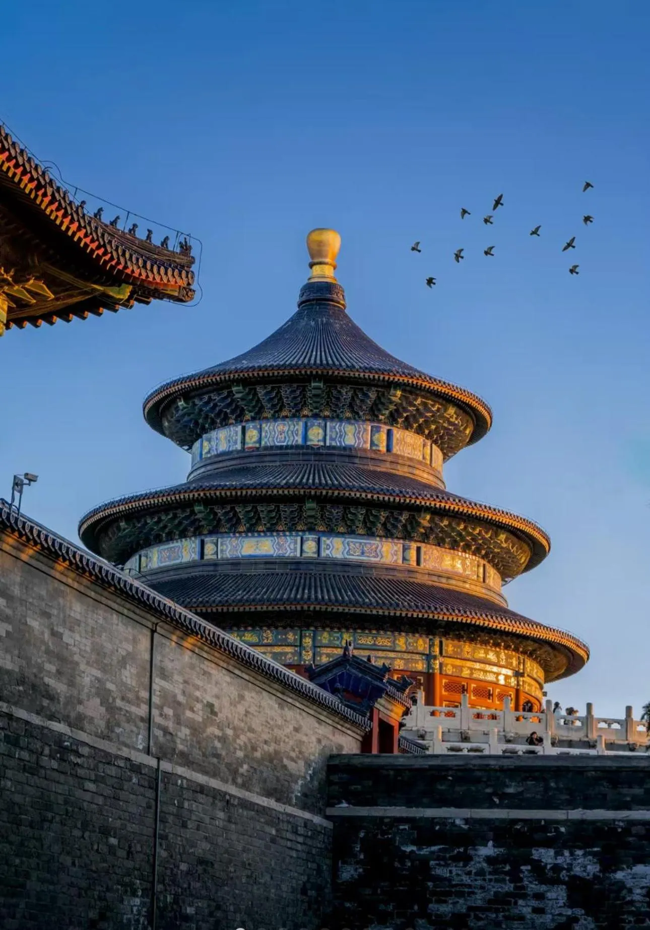 Landmark view in The JOY courtyard Beijing near Tiananmen Forbidden City