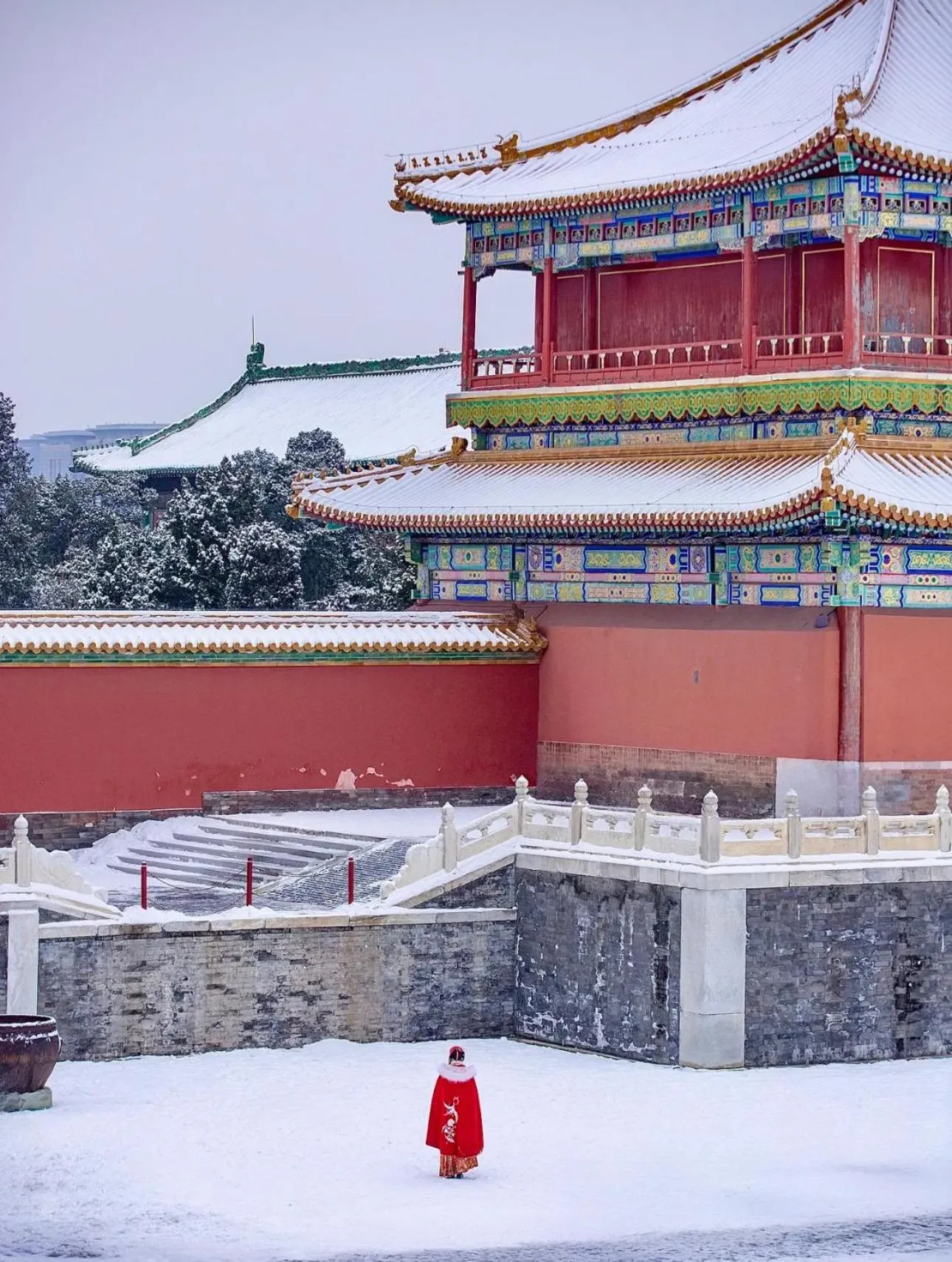 Day in The JOY courtyard Beijing near Tiananmen Forbidden City