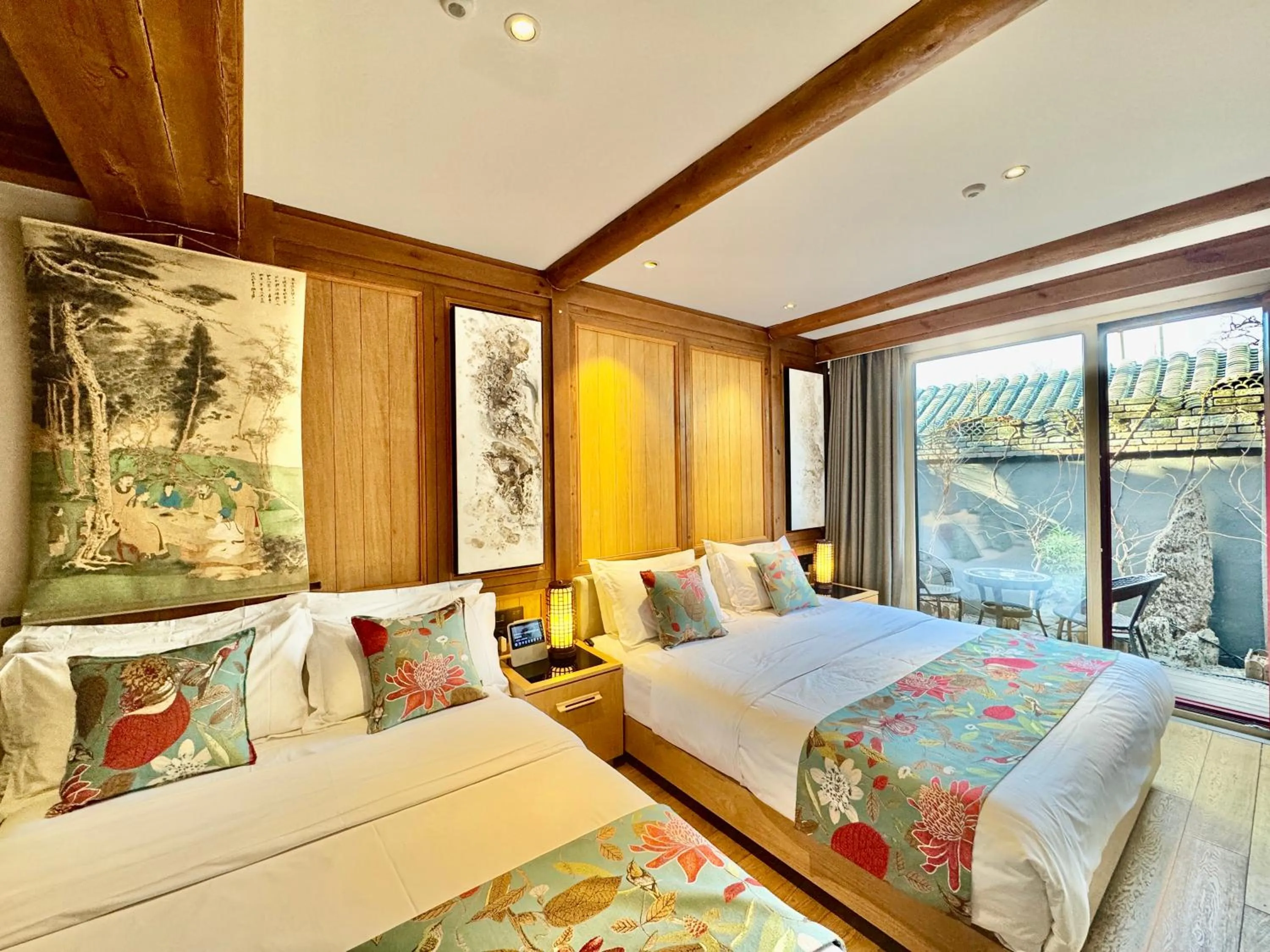 Bed in The JOY courtyard Beijing near Tiananmen Forbidden City