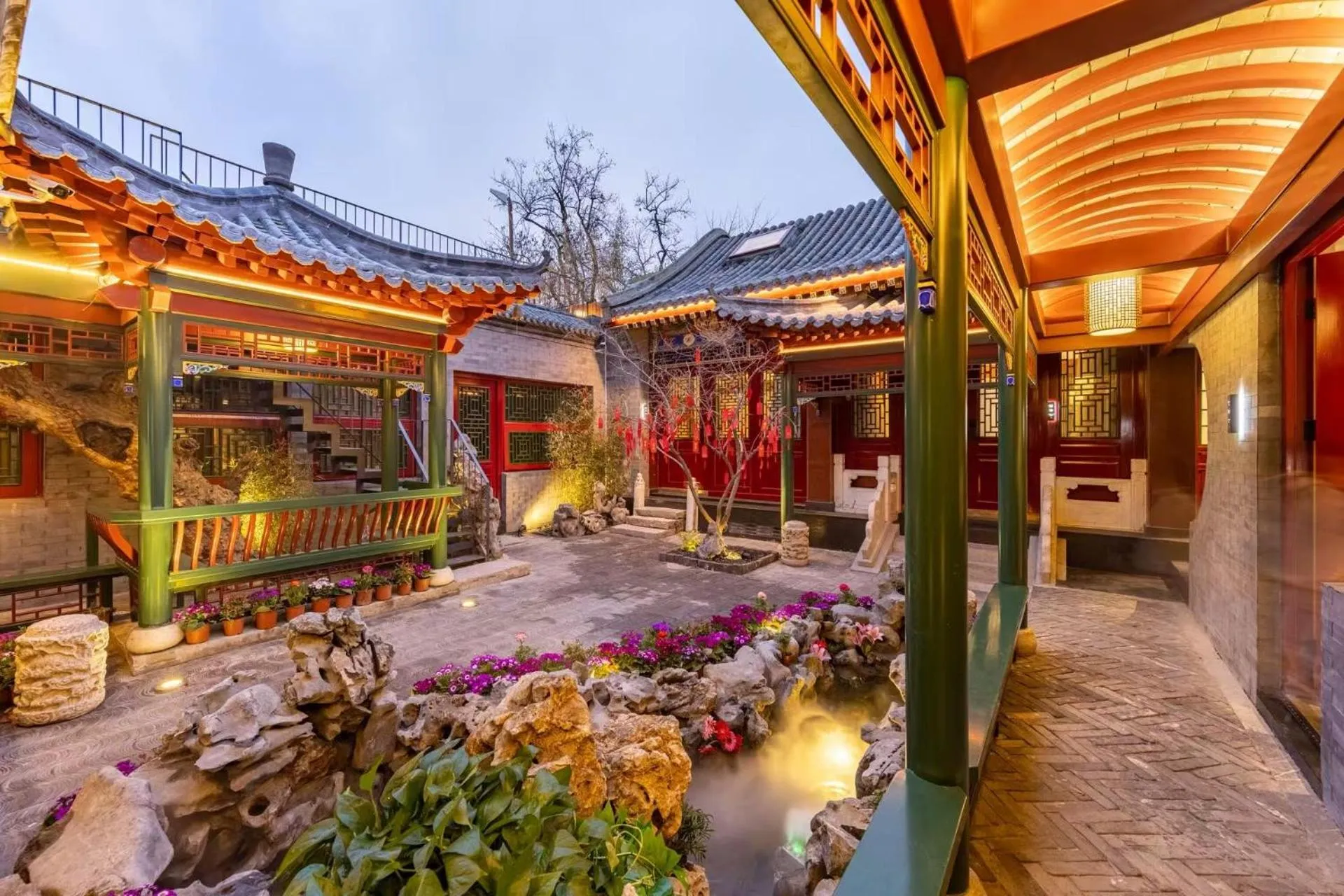 Property building in The JOY courtyard Beijing near Tiananmen Forbidden City