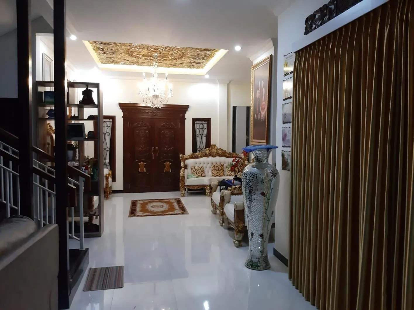 Seating area in Villa Melati Residence