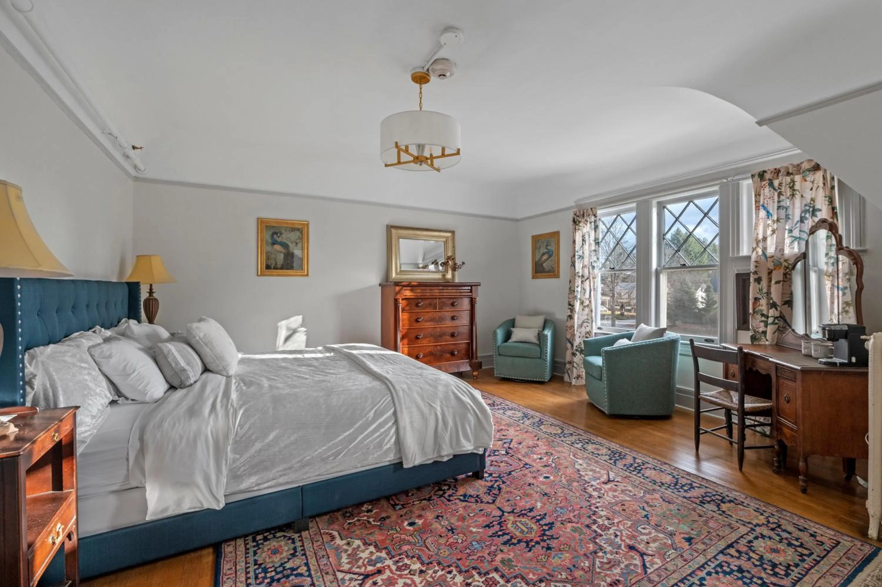 Bed in The Hartness House