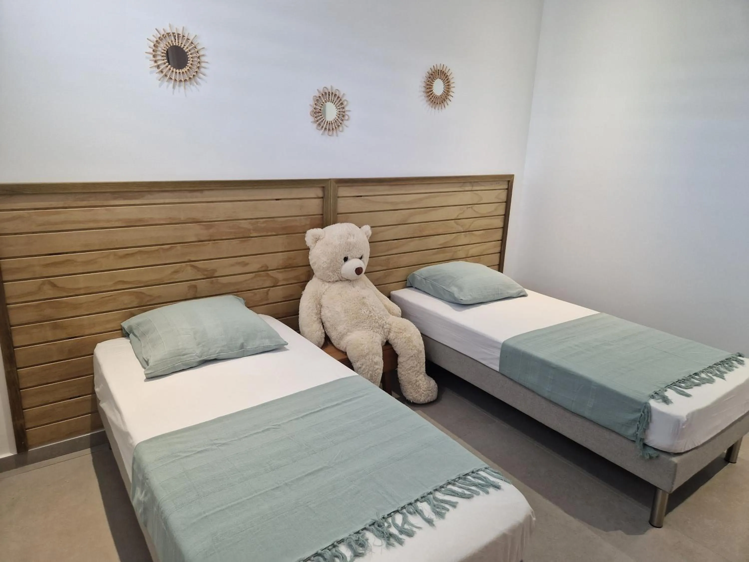 Bed in Villa K'araïbes - Saint François - Jusqu'à 6 personnes et 1 bébé