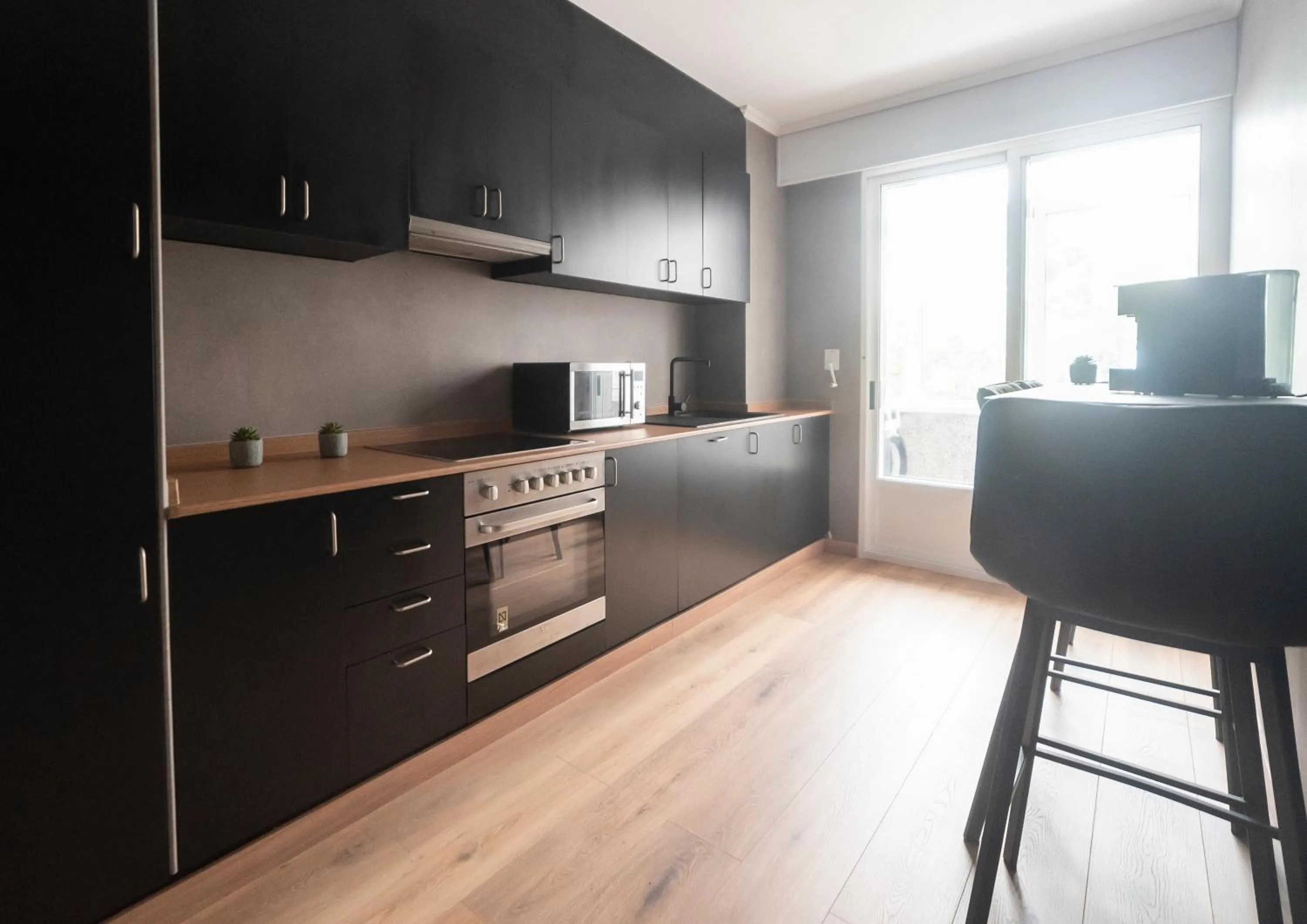 Kitchen or kitchenette in Apartamento AN Sol “Ferrol”