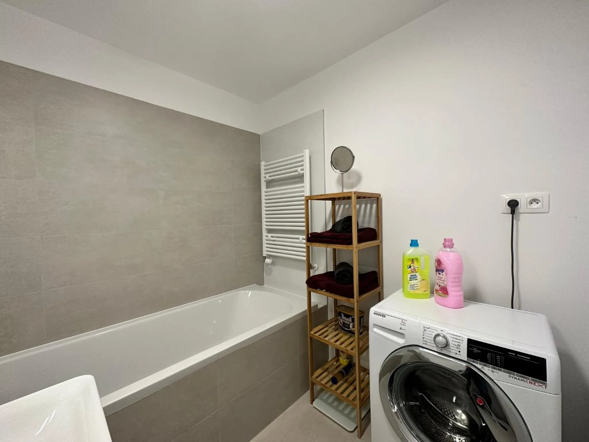Bathroom in Vyhlad na mesto, 24. poschodie, free parking