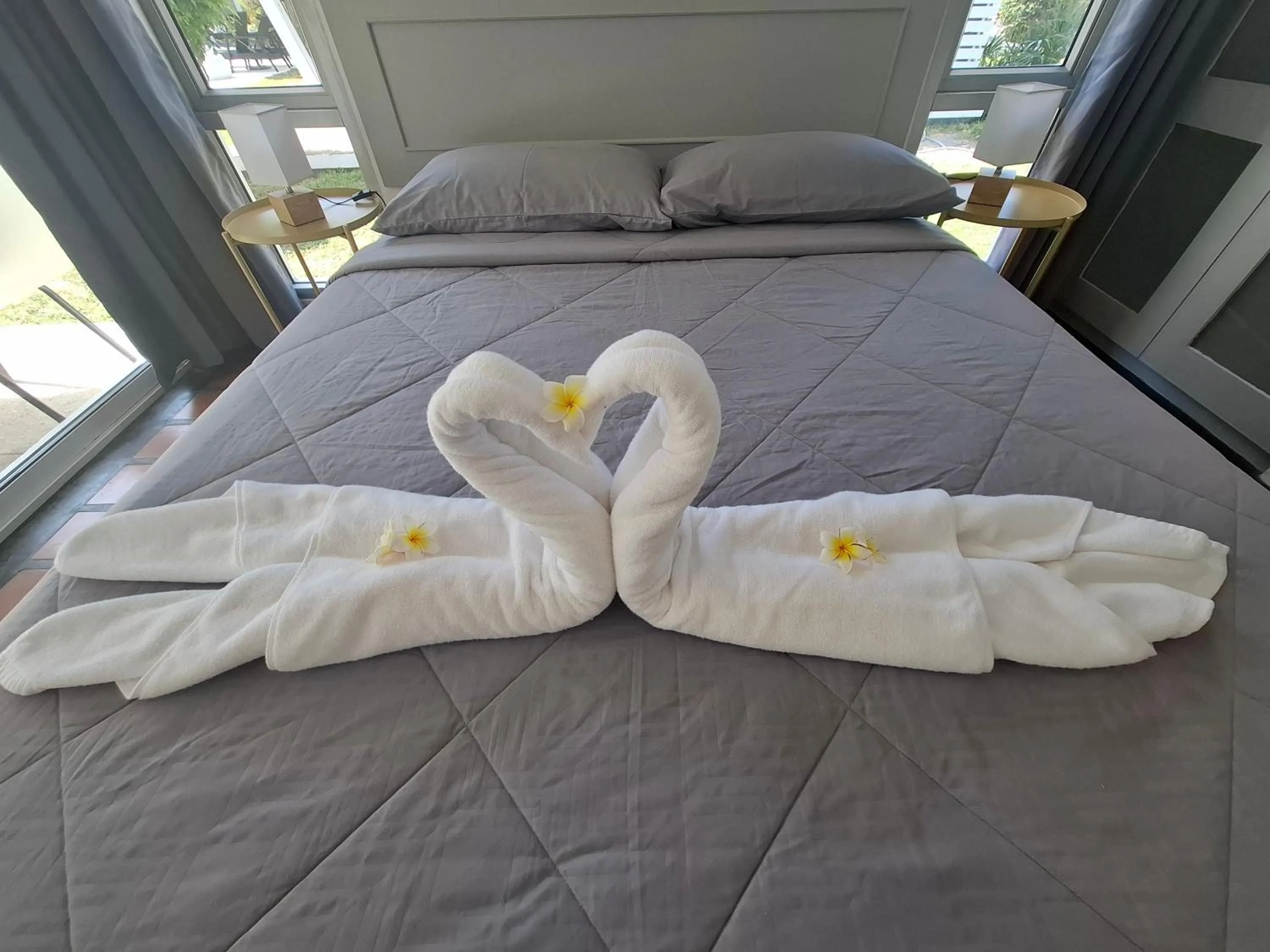 Bed in Thiptara Resort - adults only