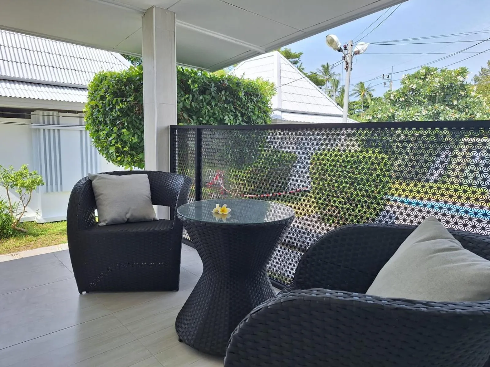 Patio in Thiptara Resort - adults only