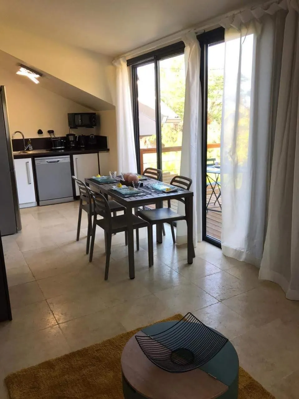 Dining area in Appartement Artistique de Boucan Canot