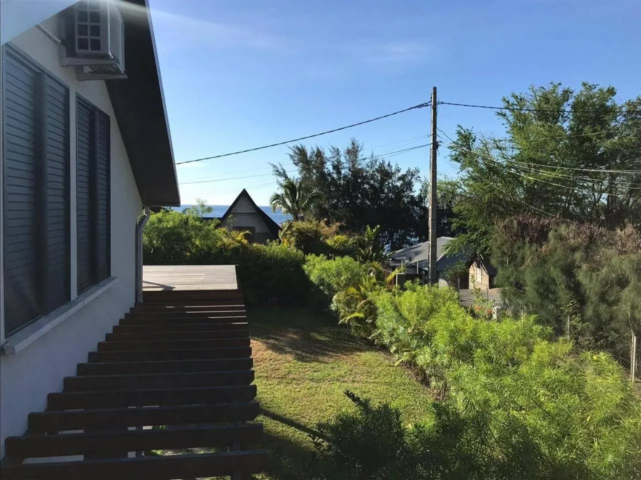 Garden view in Appartement Artistique de Boucan Canot