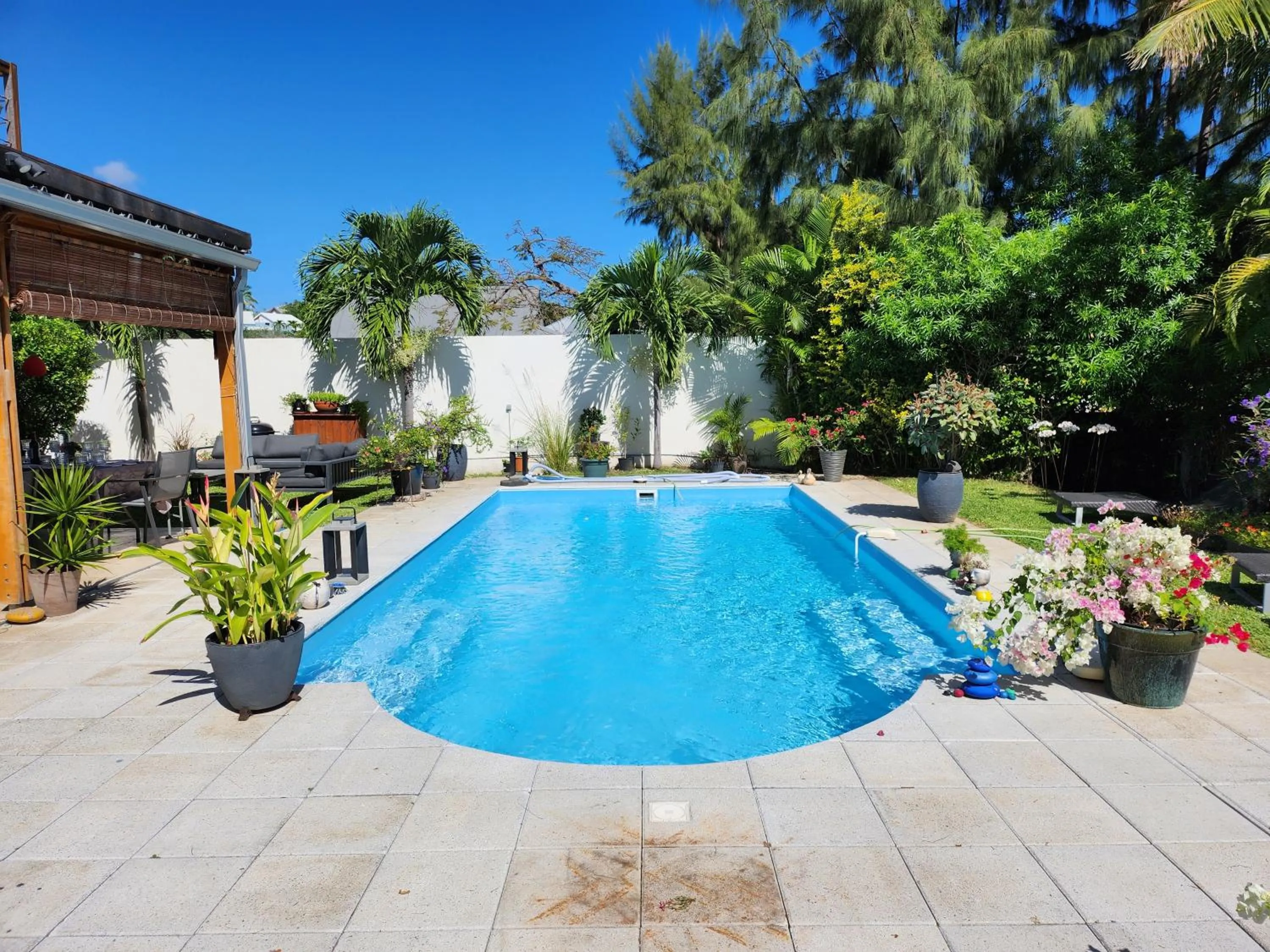 Swimming pool in Appartement Artistique de Boucan Canot