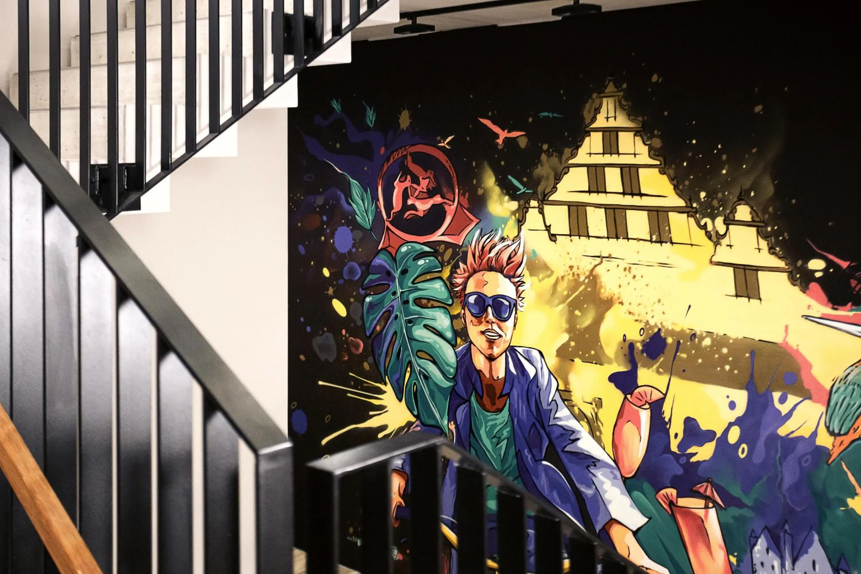 Decorative detail in IntercityHotel Paderborn