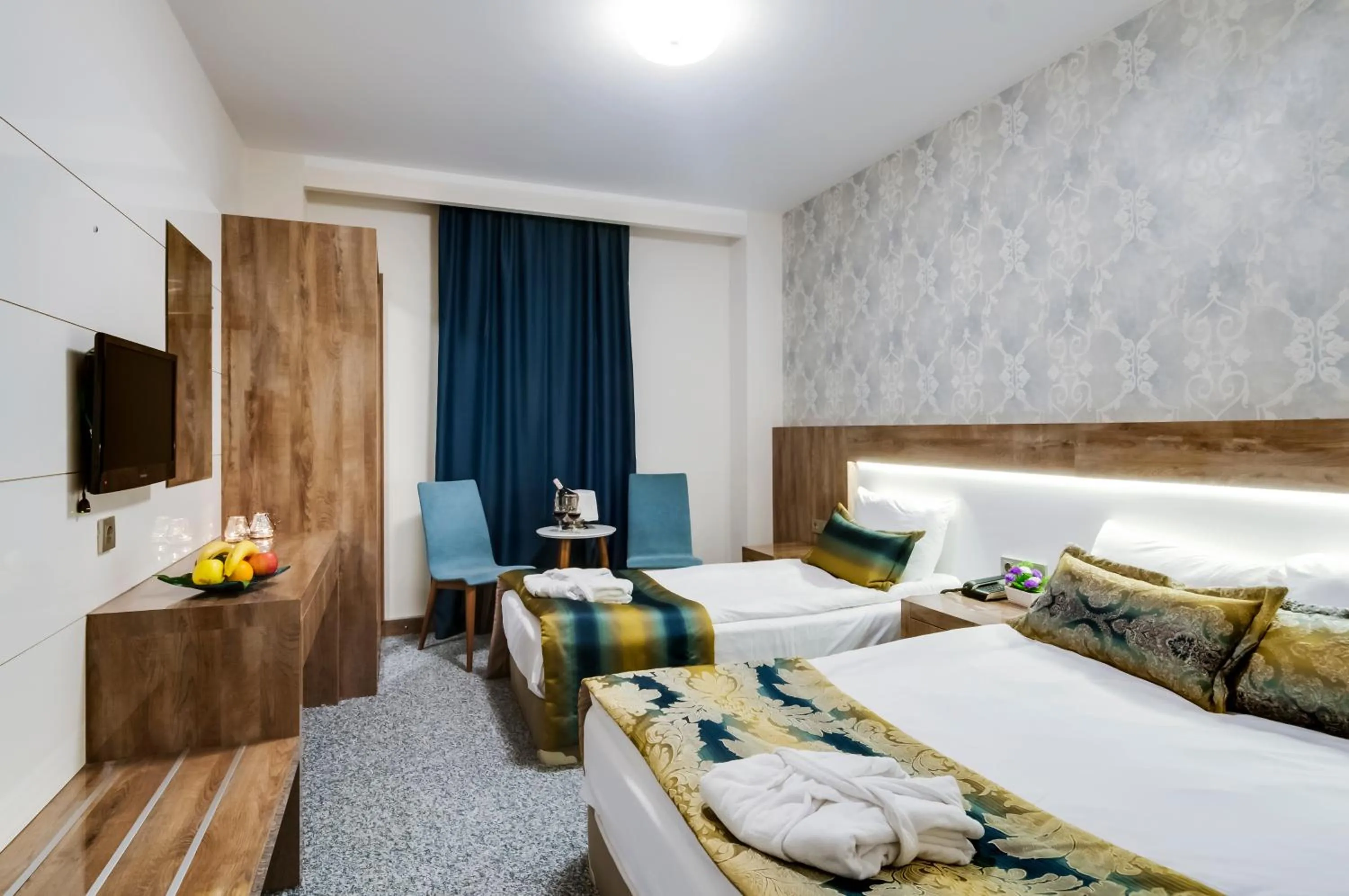 Bed in PARK YALÇIN HOTEL