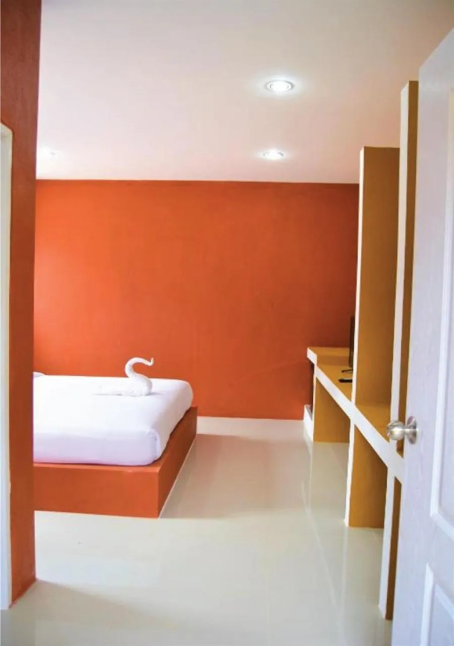 Bed in World Cat Beach & Resort เวิลด์แคท บีช แอนด์ รีสอร์ท