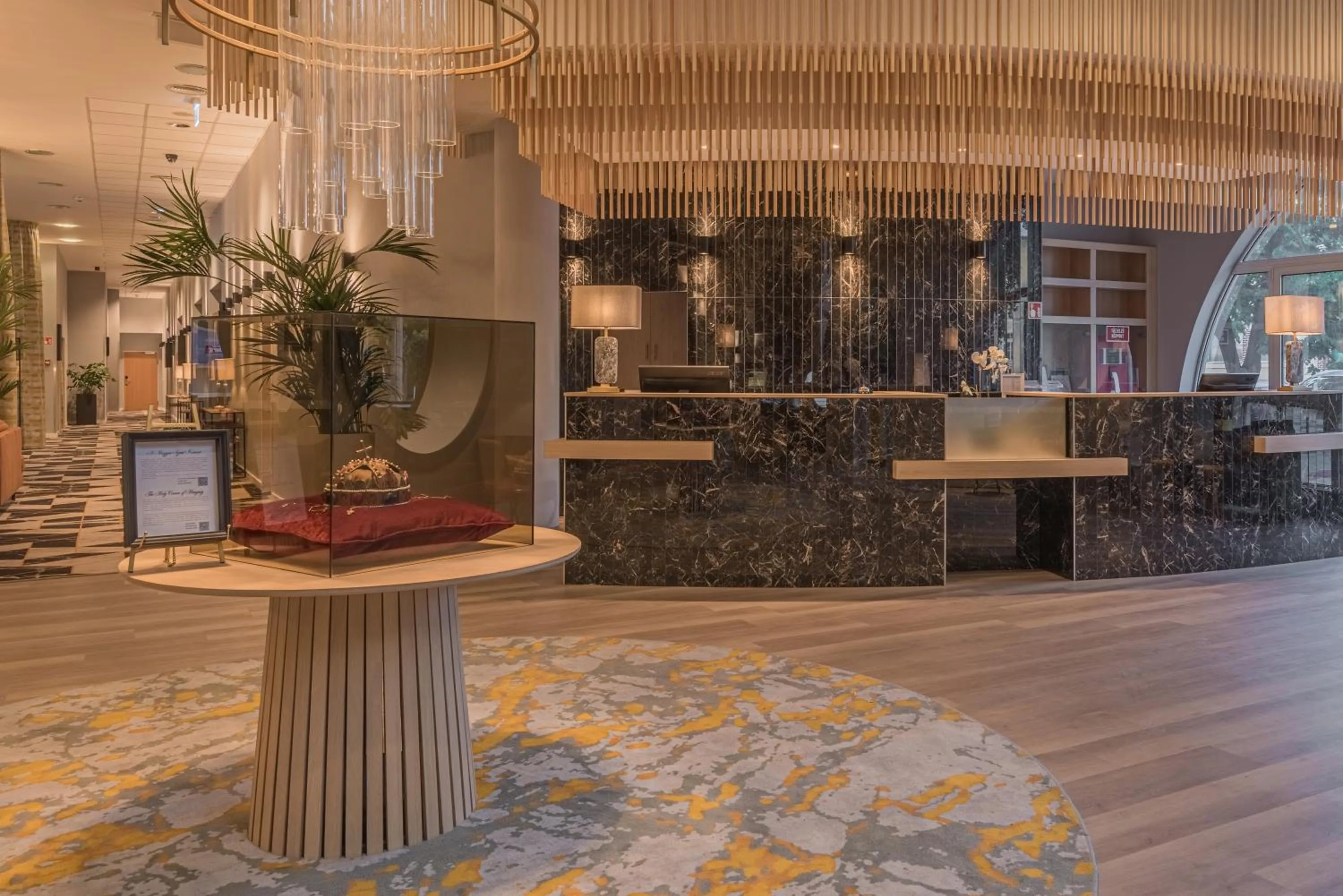 Lobby or reception in Castrum Hotel Székesfehérvár