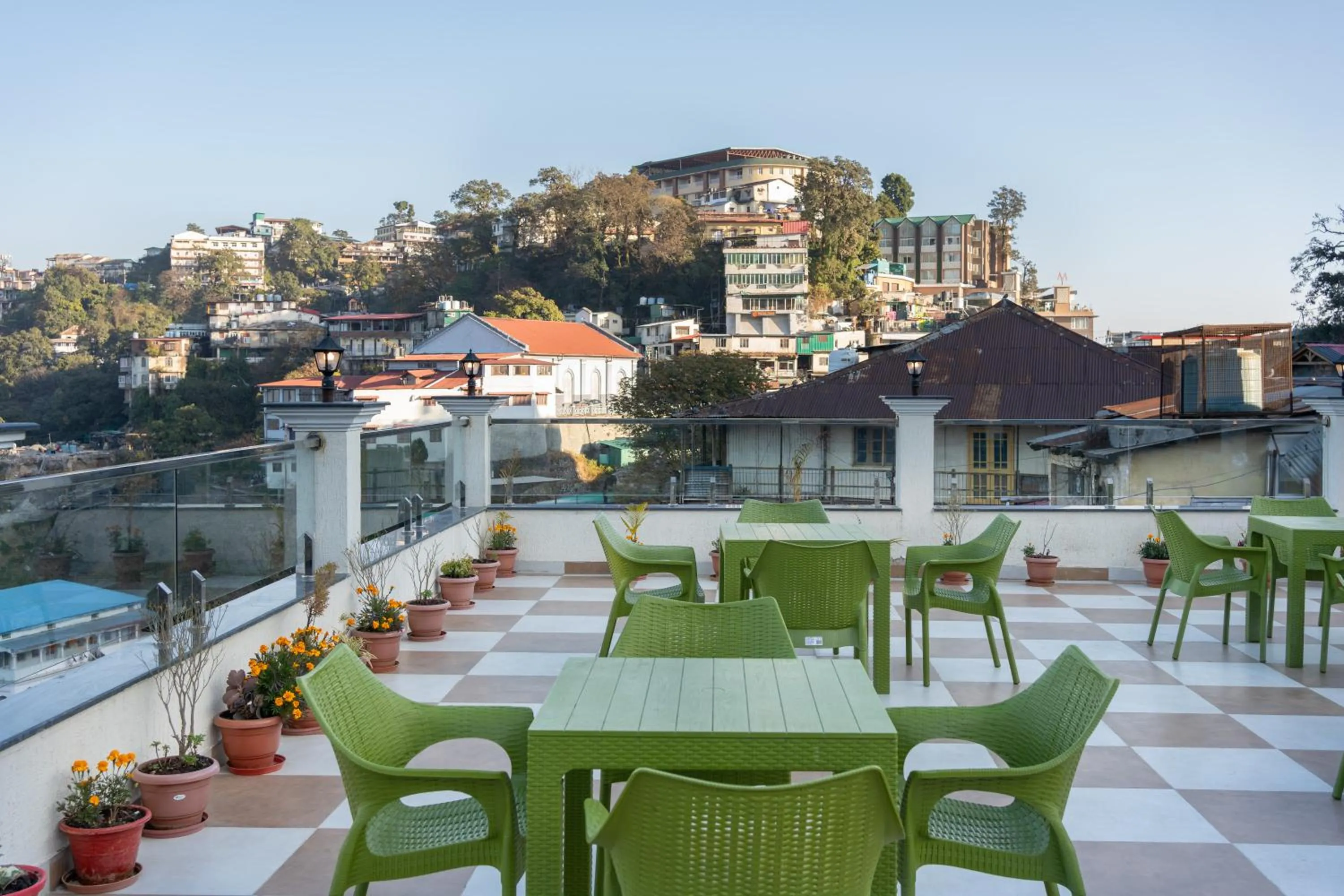 Balcony/Terrace in Hotel North Wood