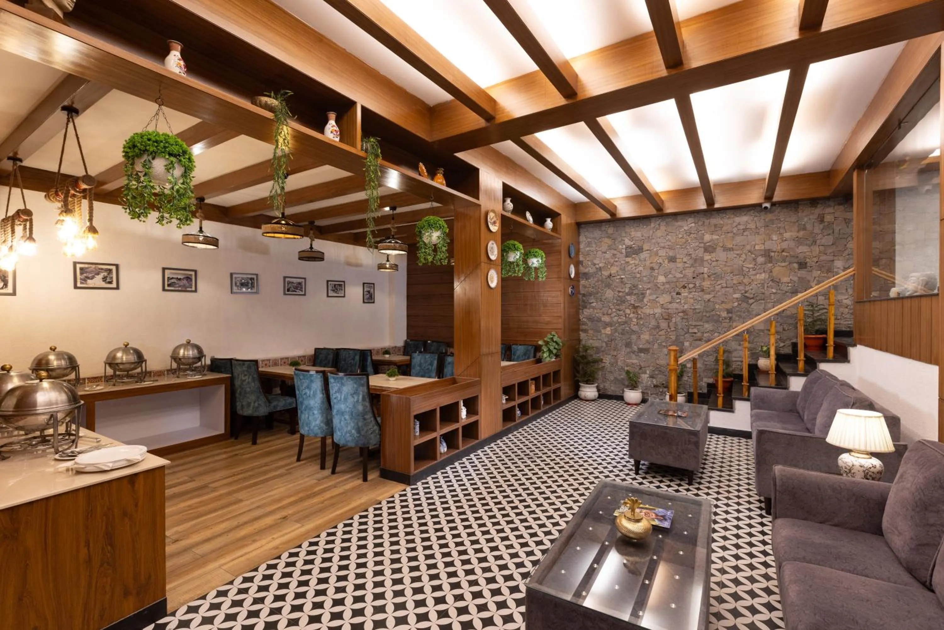 Living room in Hotel North Wood