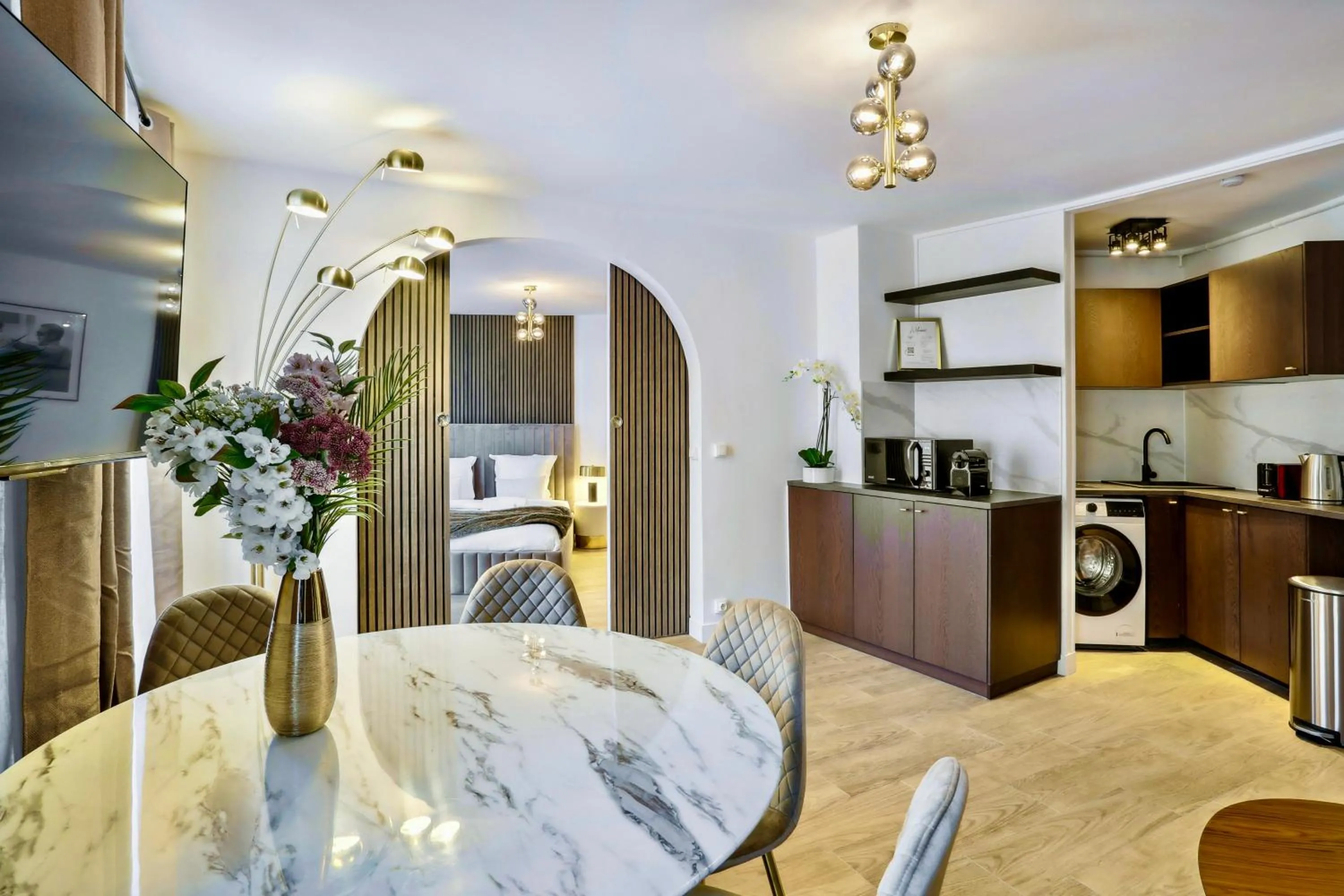 Living room in Beautiful 2BDR near the Eiffel Tower