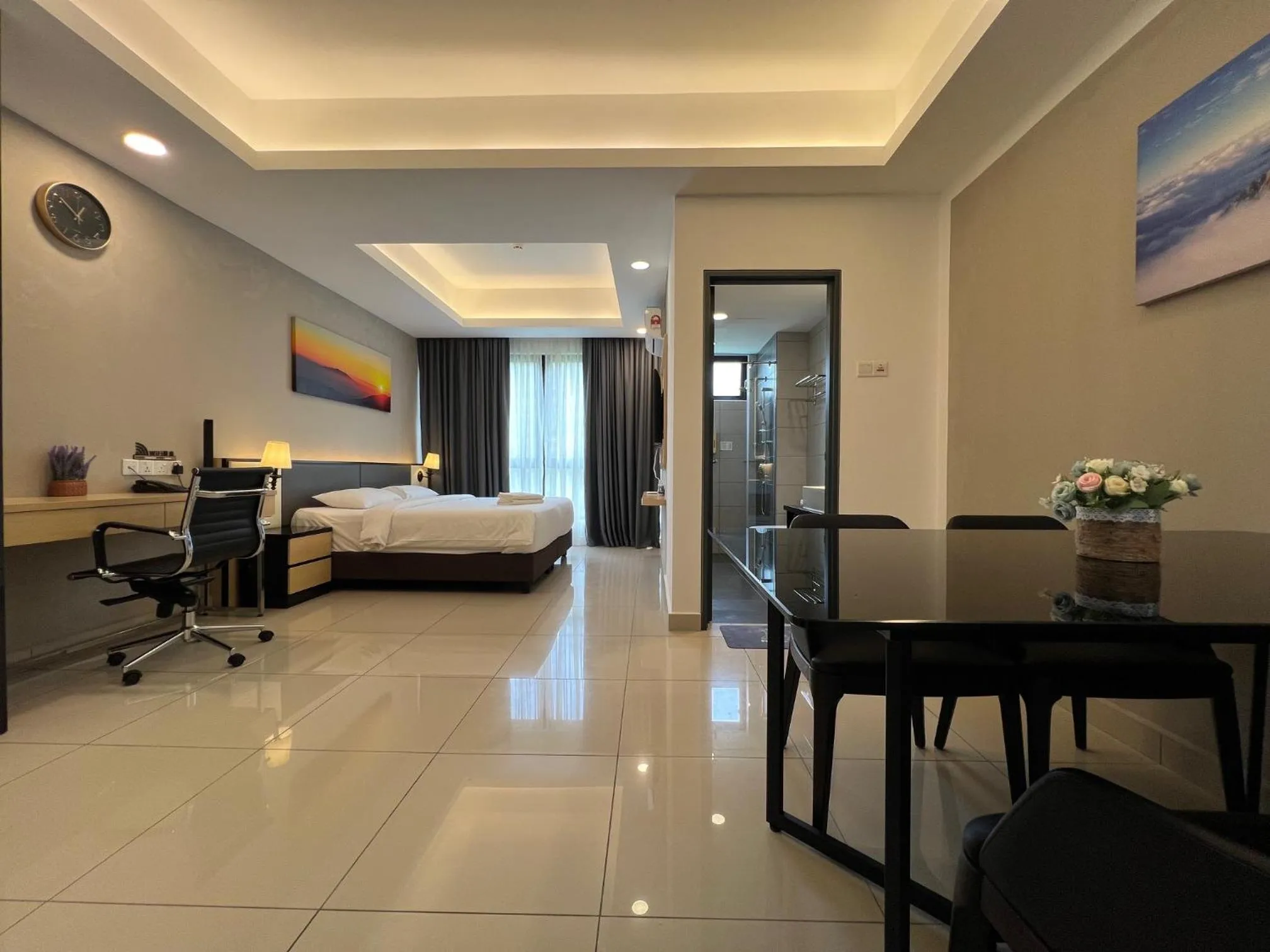 Photo of the whole room, Bed in QUINCE HOME GRAND ION DELEMEN GENTING HIGHLANDs