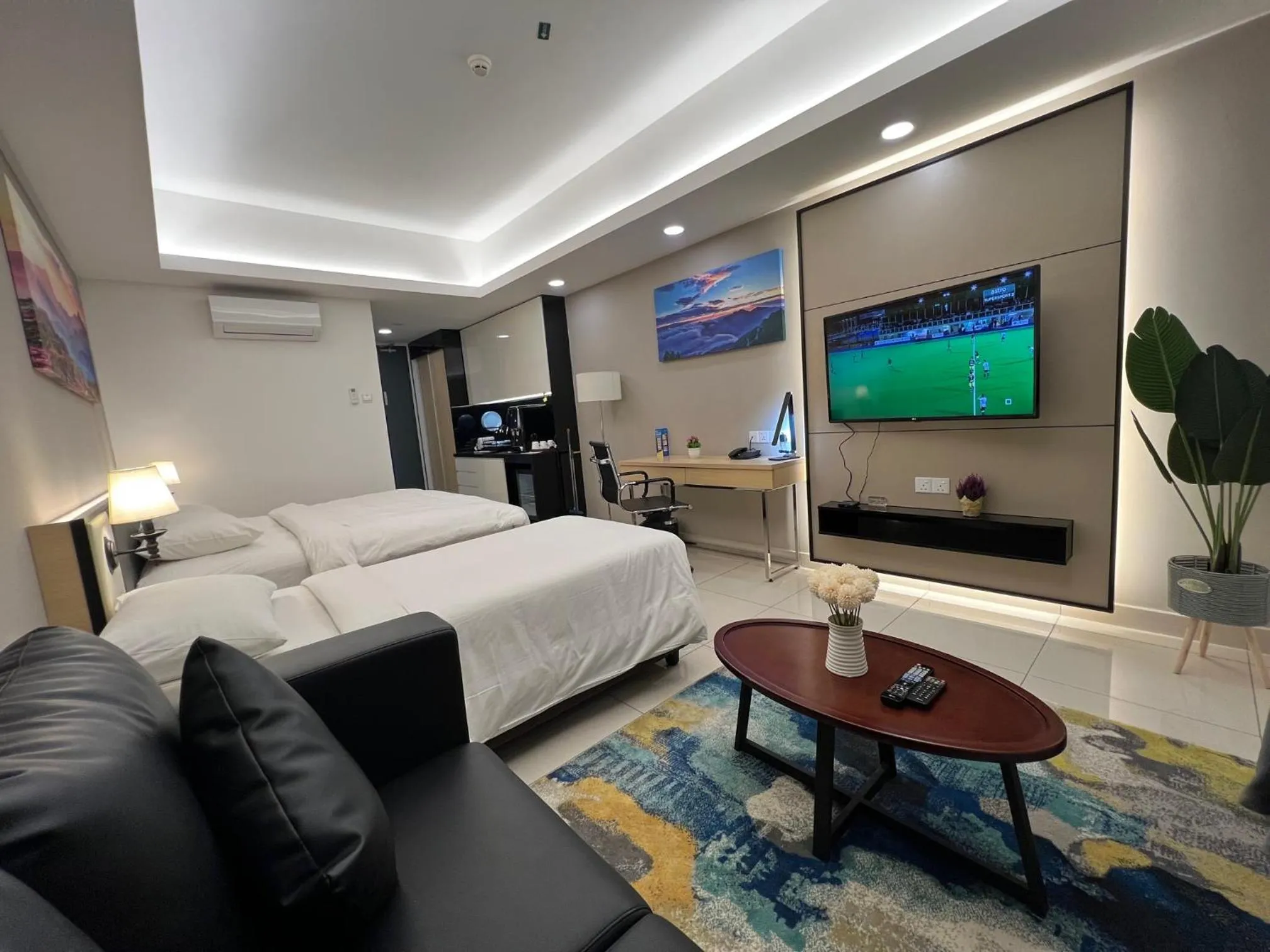 Living room, Bed in QUINCE HOME GRAND ION DELEMEN GENTING HIGHLANDs