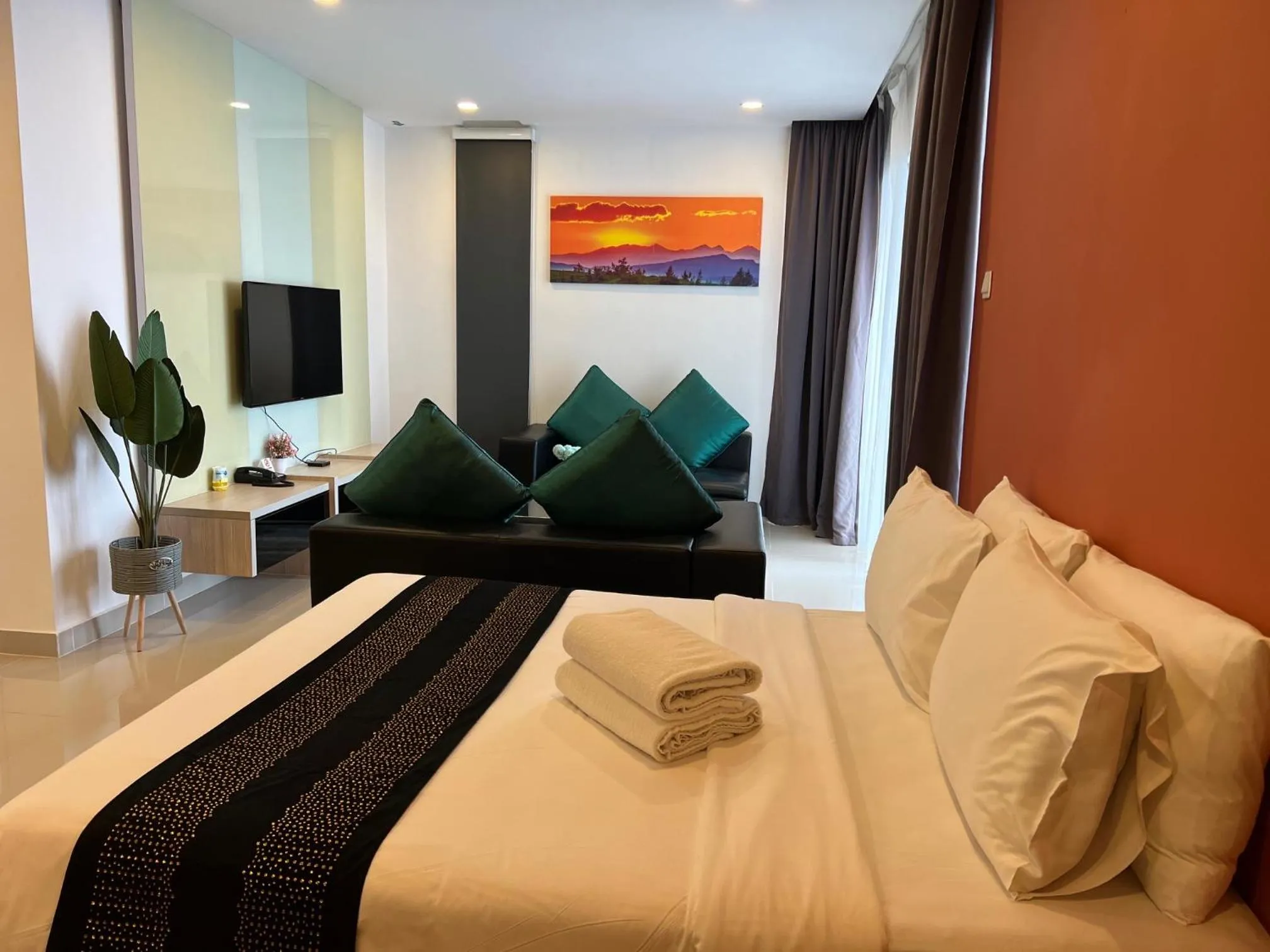 Living room, Bed in QUINCE HOME GRAND ION DELEMEN GENTING HIGHLANDs