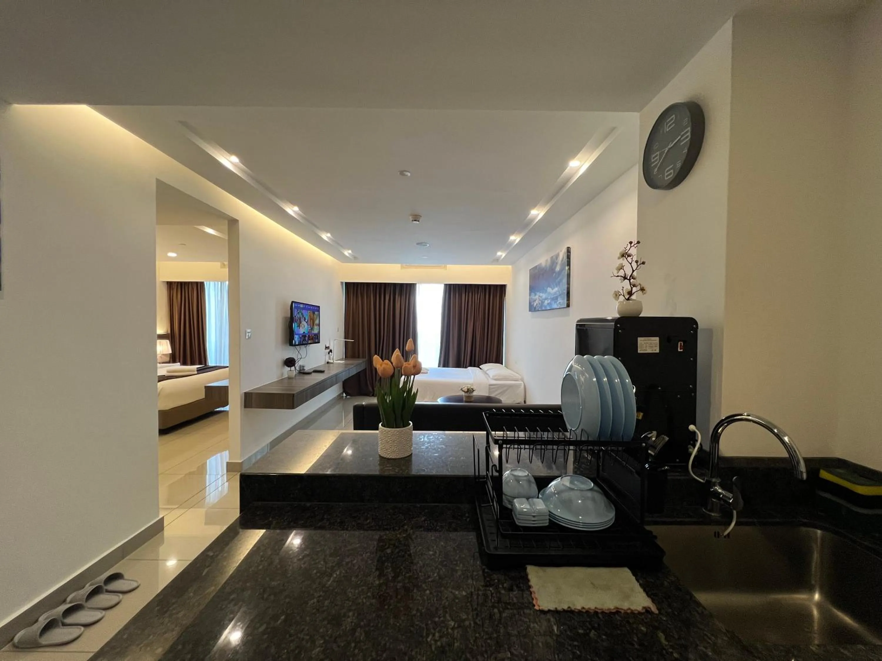 Living room, Bed in QUINCE HOME GRAND ION DELEMEN GENTING HIGHLANDs