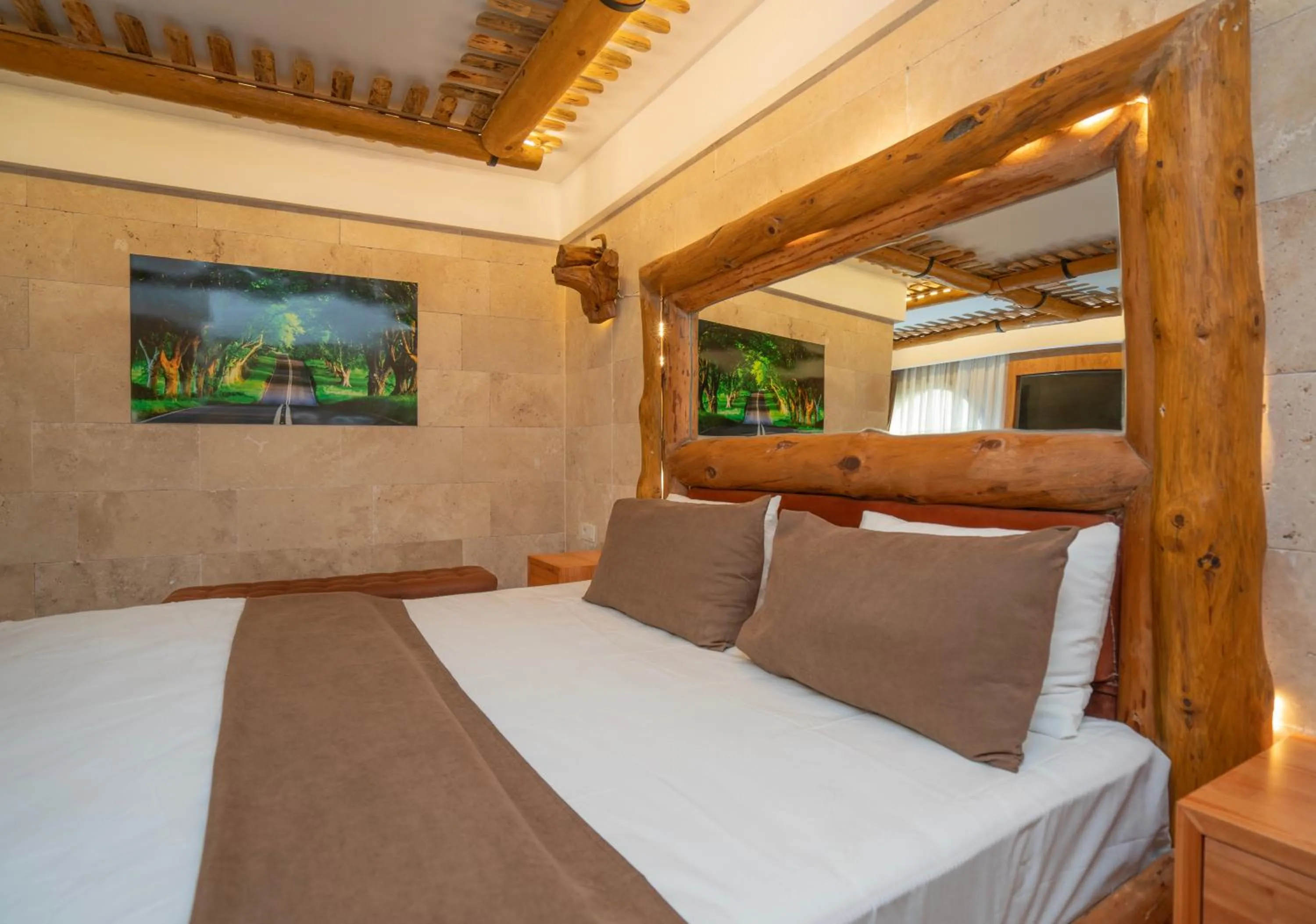 Bed in PASHA PALACE HOTEL