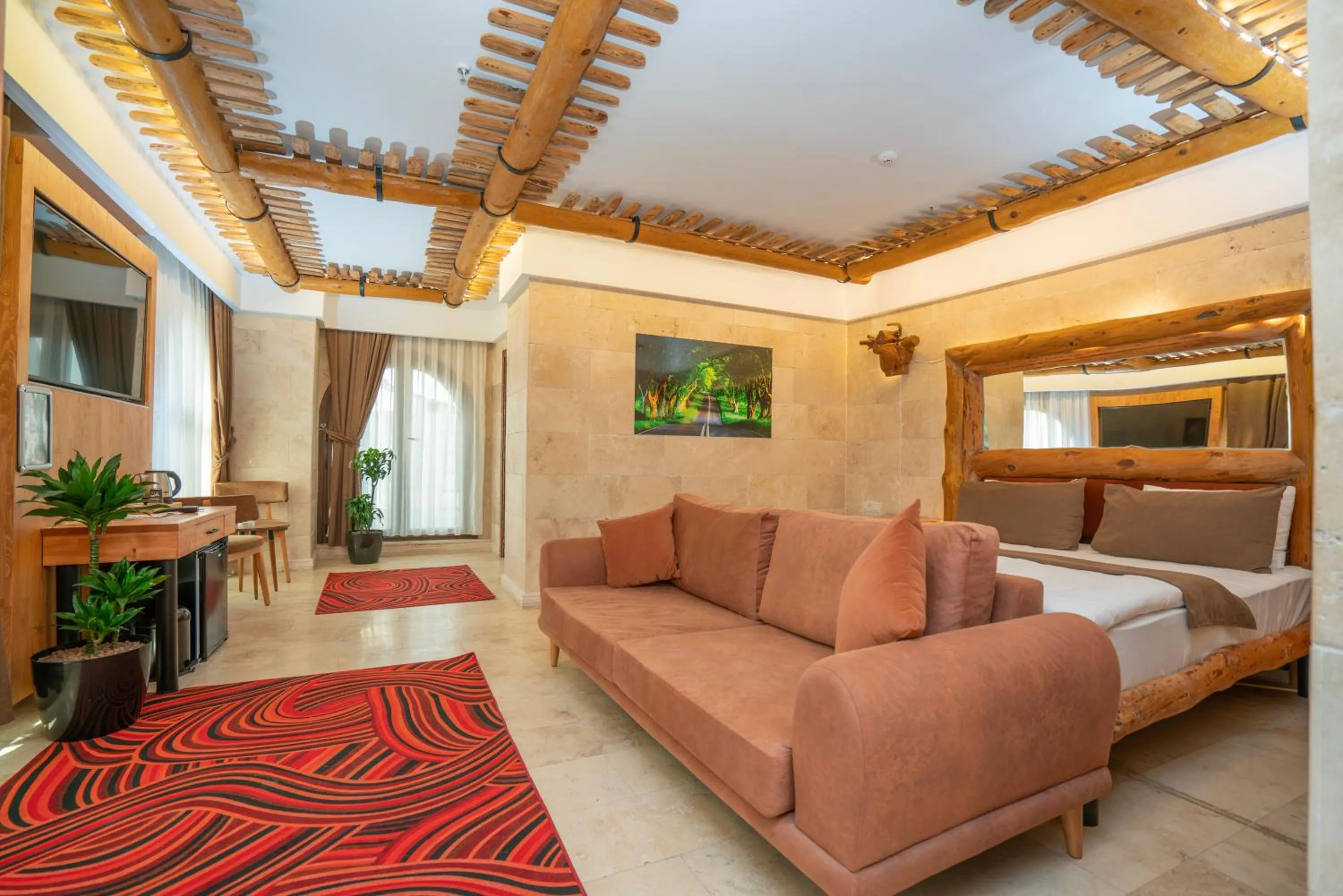 Living room, Bed in PASHA PALACE HOTEL