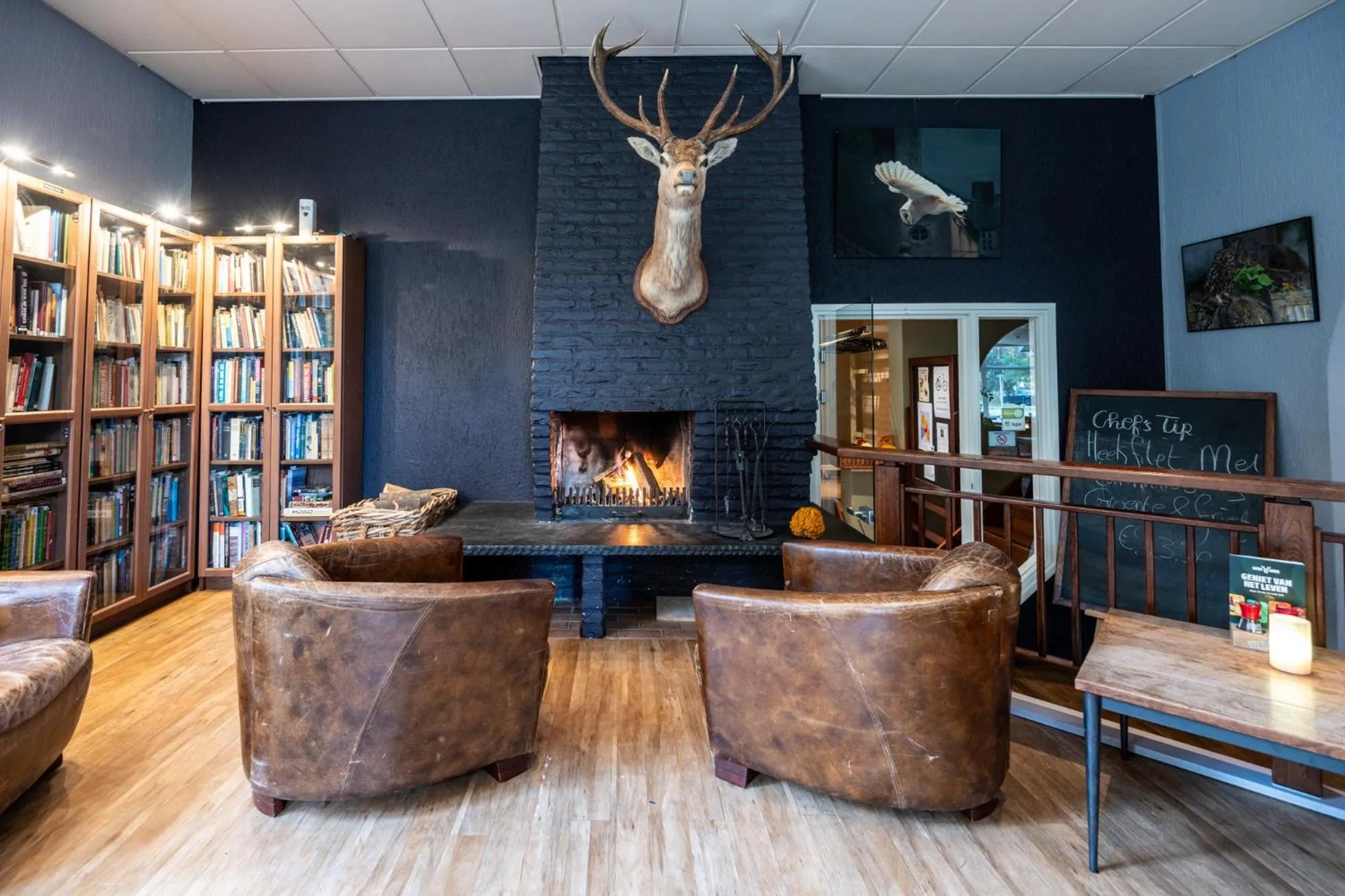 Library in Landgoed Stakenberg - Hotel & Bungalows