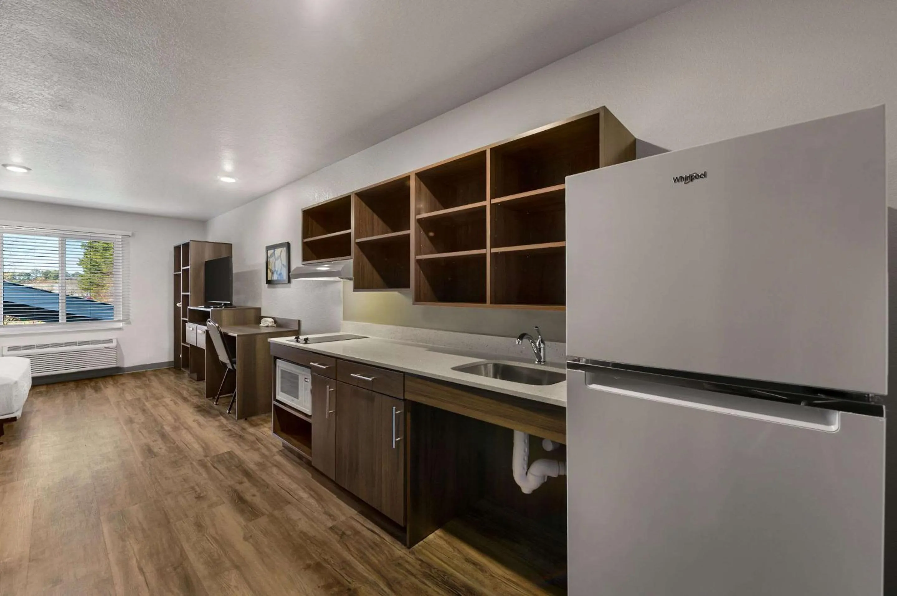 Bedroom in WoodSpring Suites Yorktown Newport News