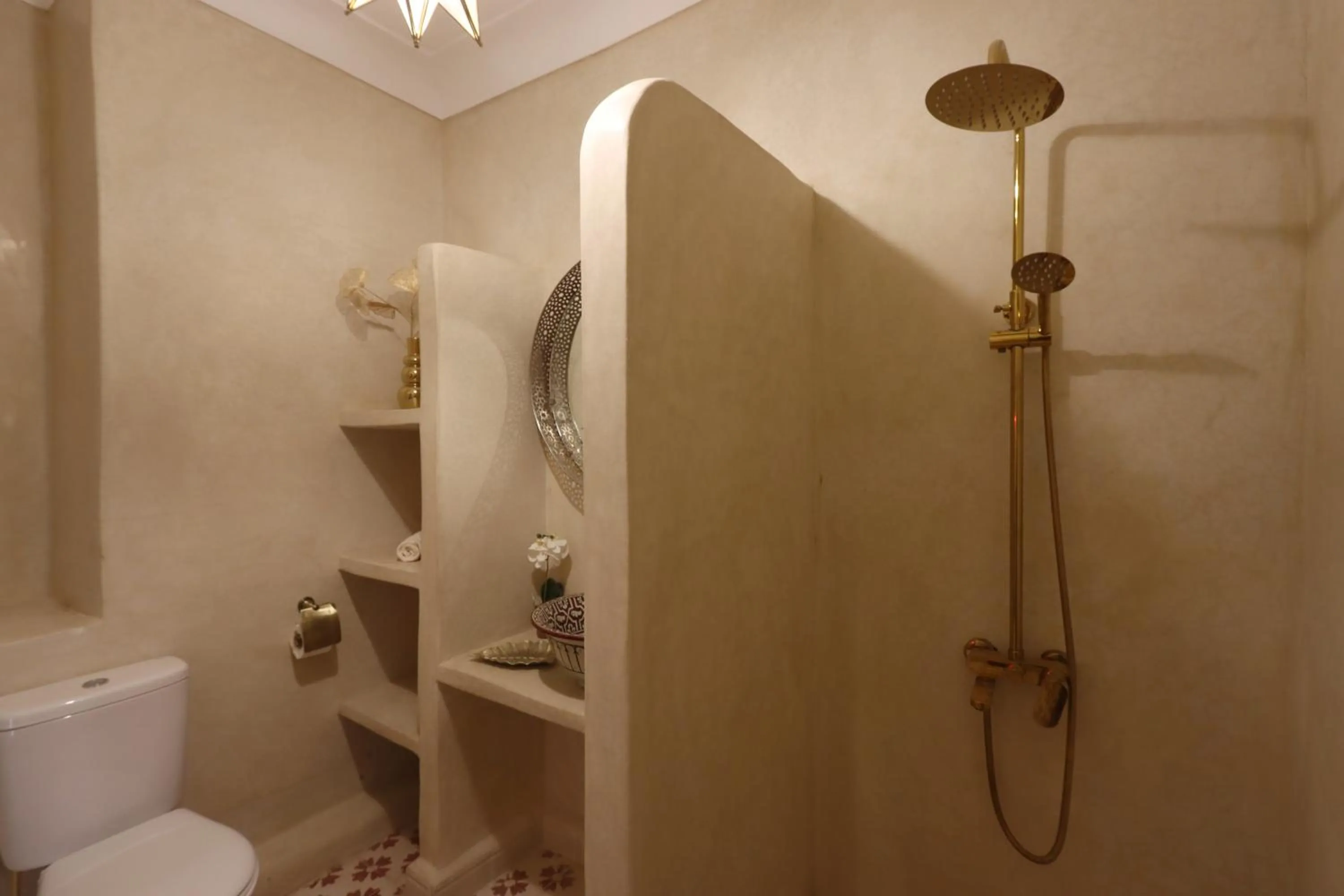 Shower in Riad La Fayette Bed & Breakfast