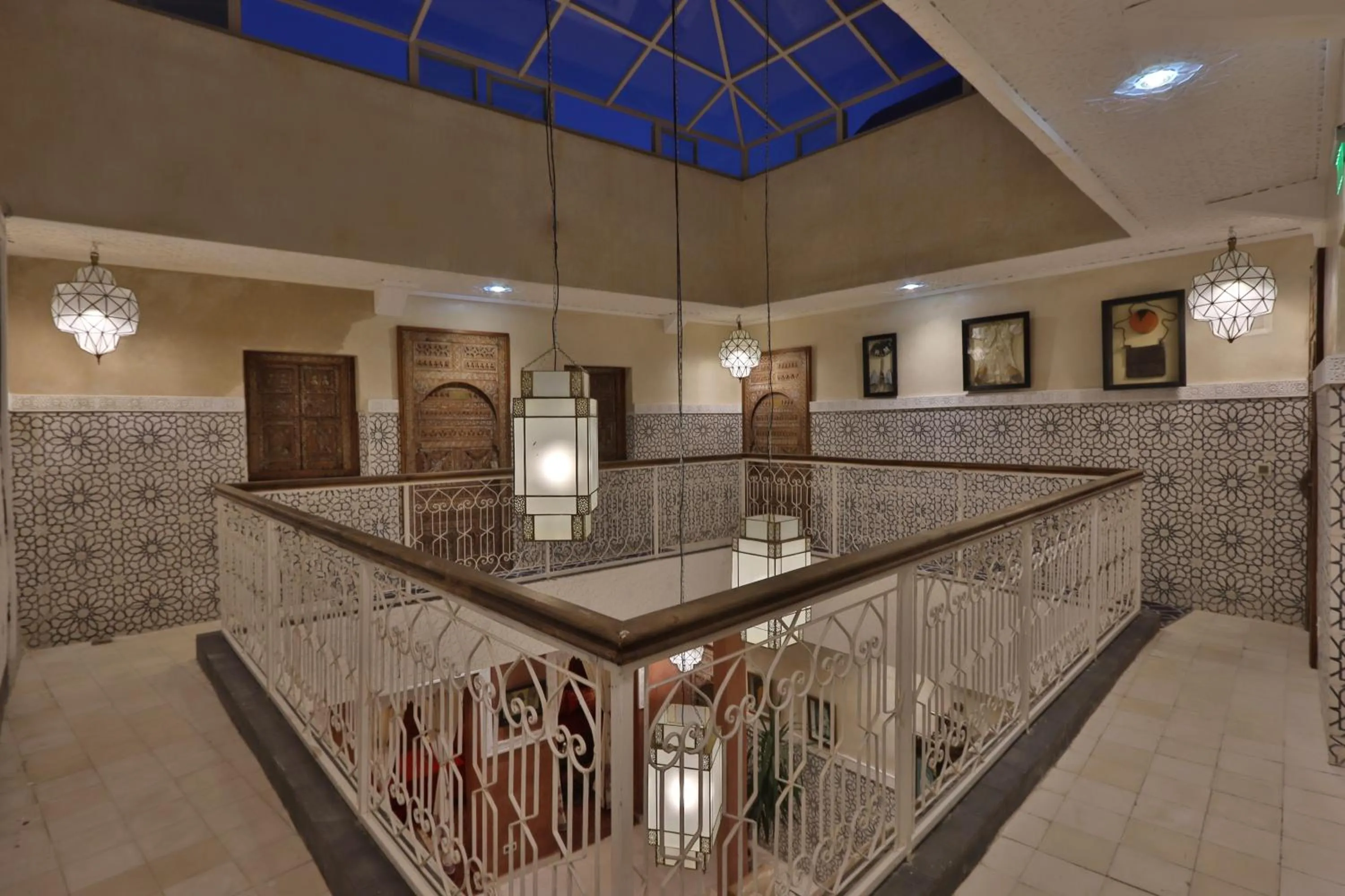 Patio in Riad La Fayette Bed & Breakfast