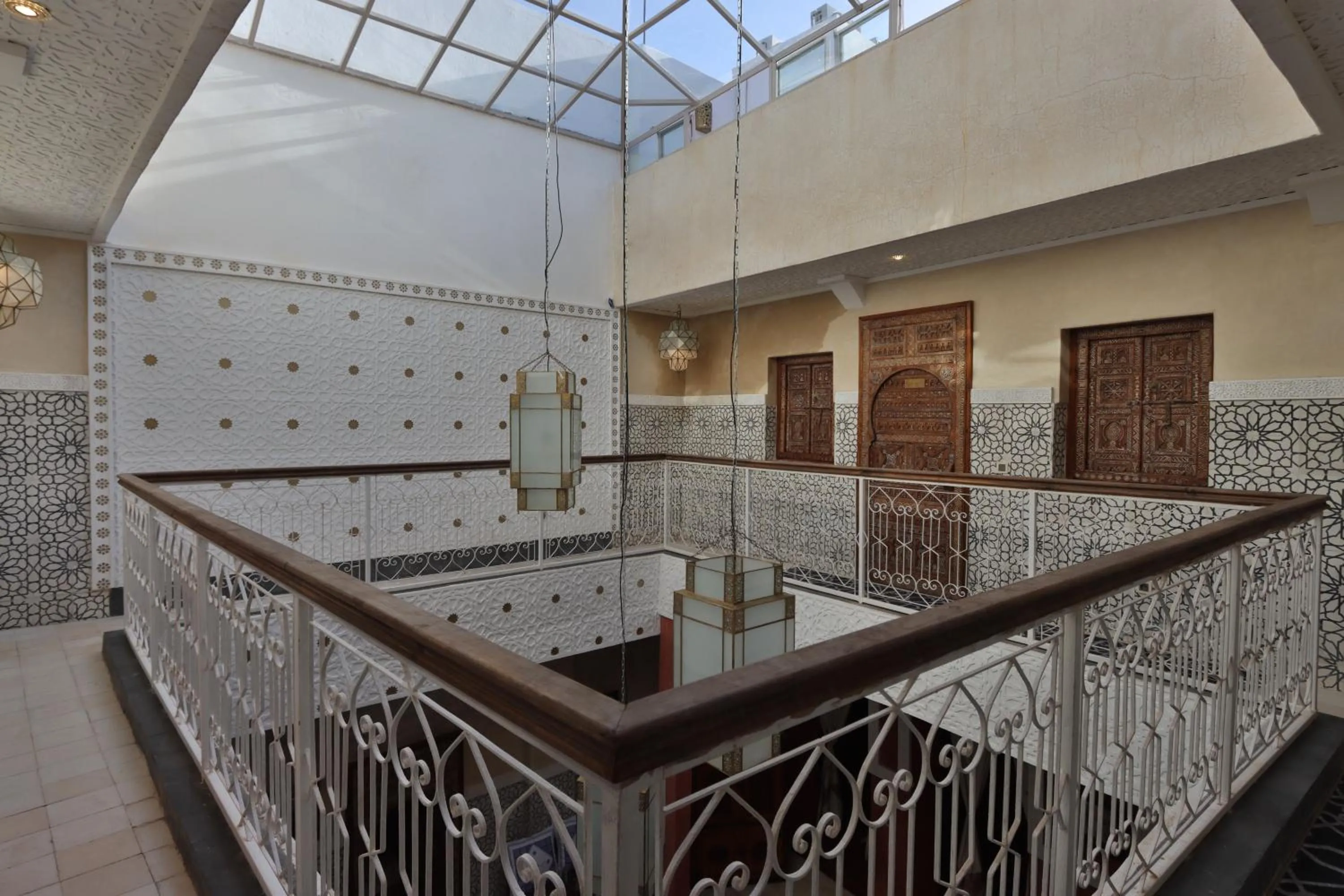 Patio in Riad La Fayette Bed & Breakfast