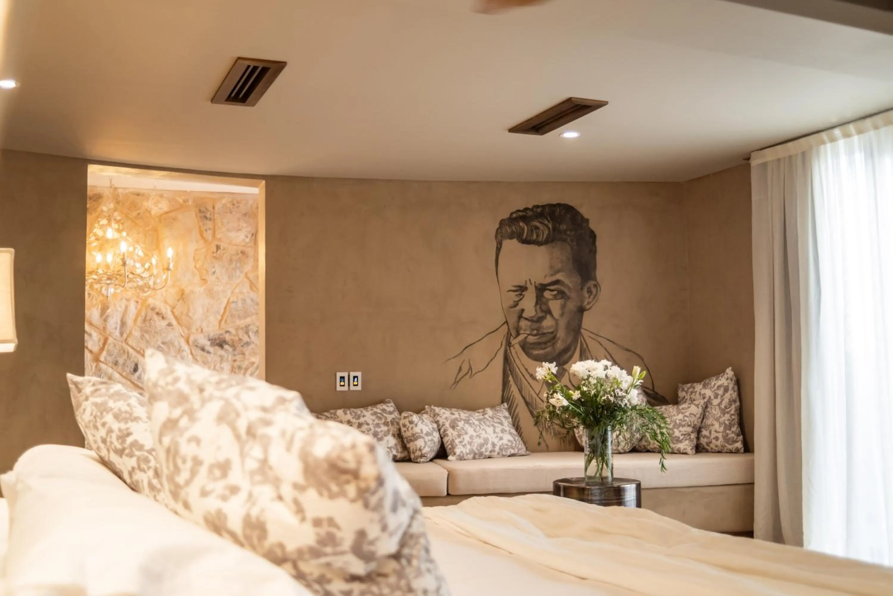 Seating area in La Maria Hotel Boutique