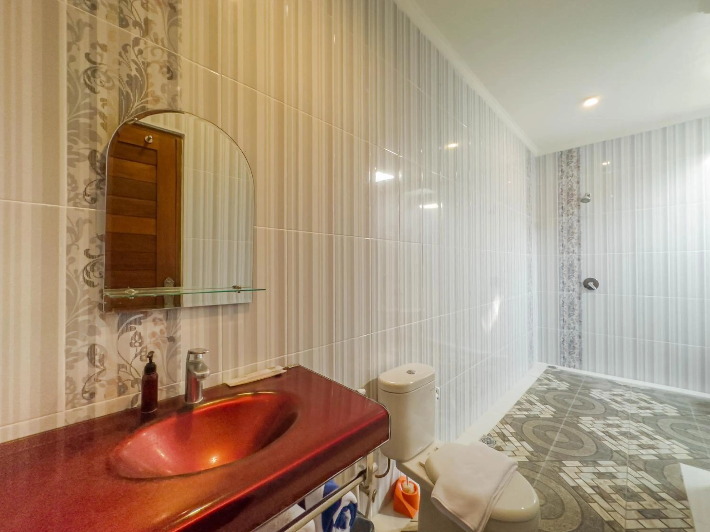 Bathroom in Moai House