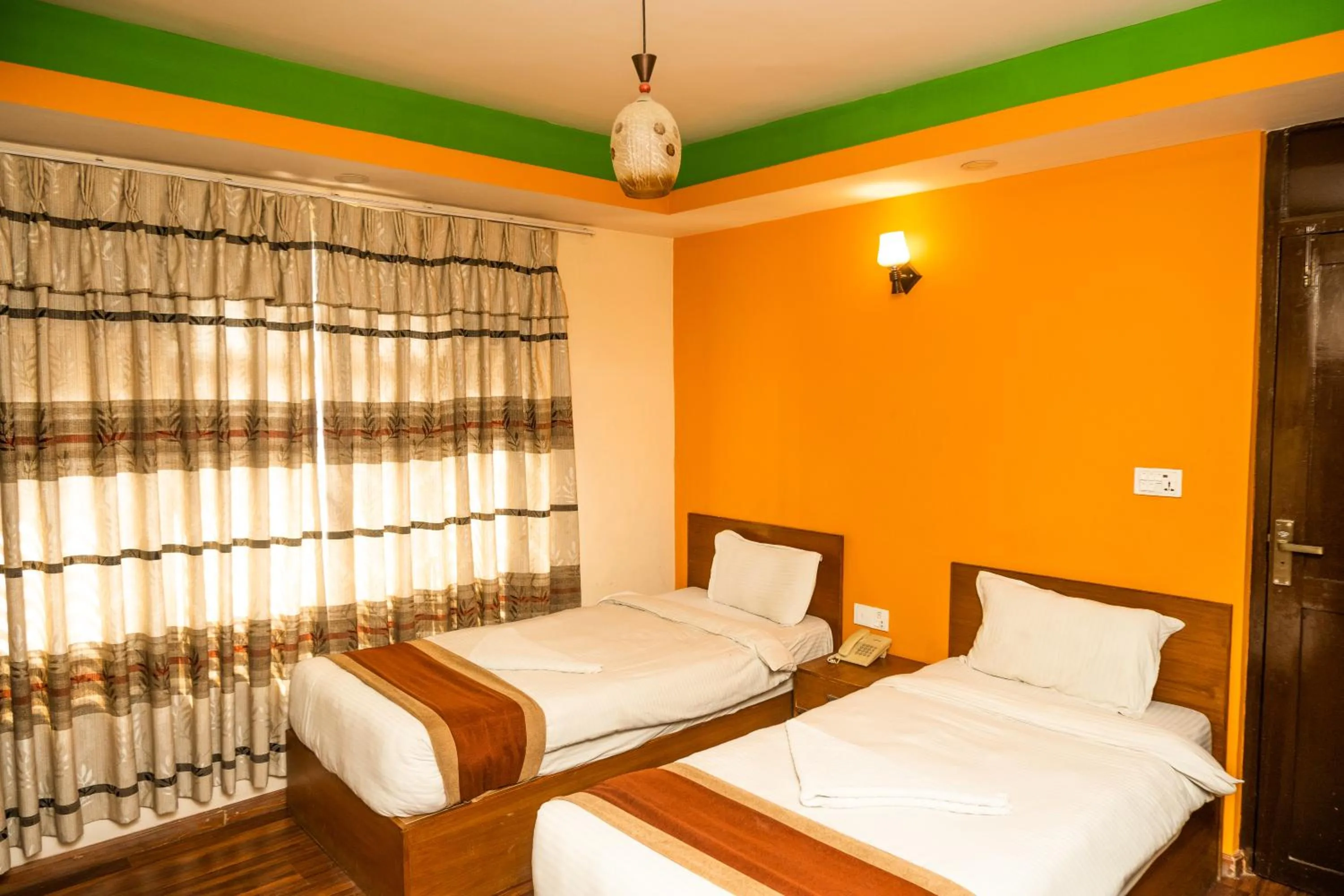 Bedroom, Bed in Kathmandu Peace Hotel