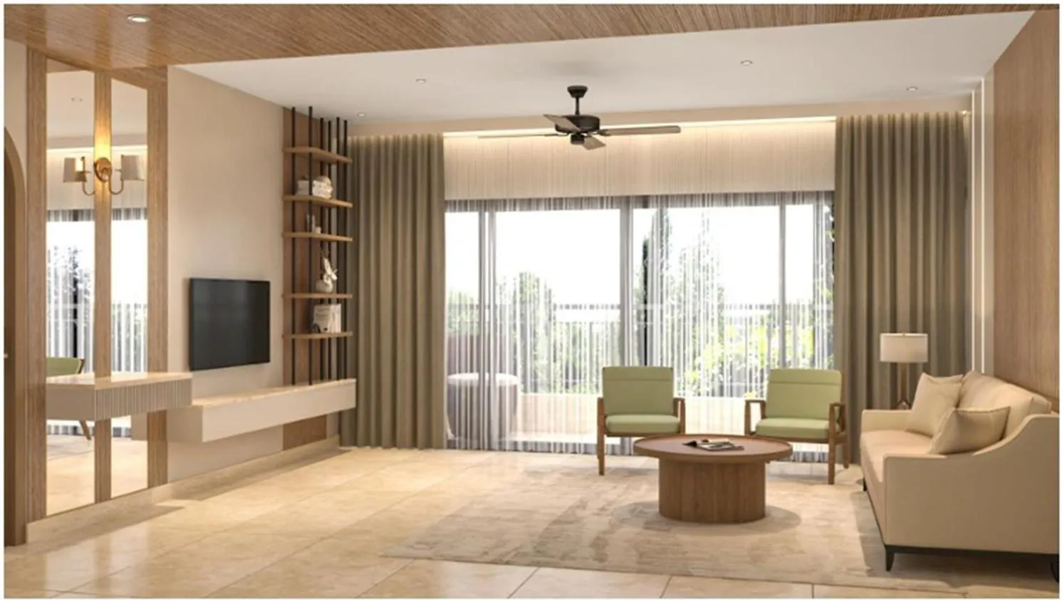 Living room in The Astor - All Suites Hotel Candolim Goa