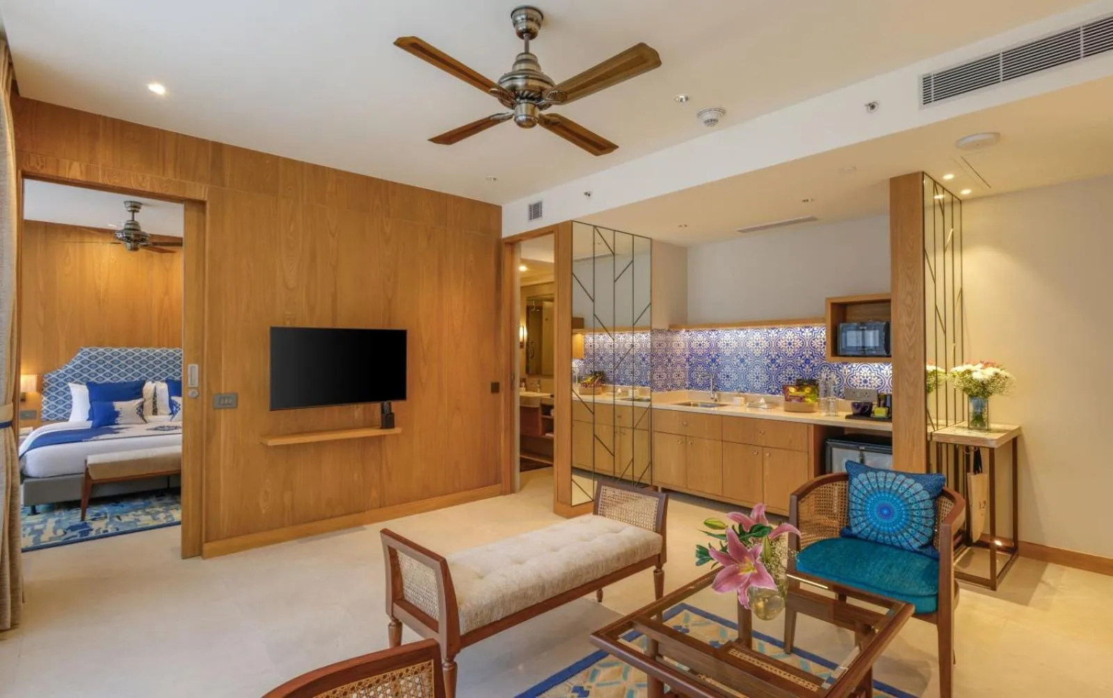 Living room in The Astor - All Suites Hotel Candolim Goa