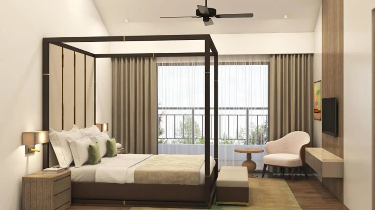 Bedroom, Bed in The Astor - All Suites Hotel Candolim Goa