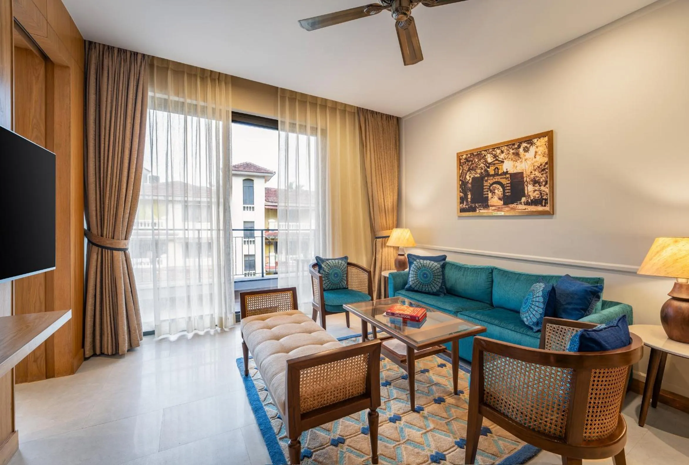 Living room in The Astor - All Suites Hotel Candolim Goa