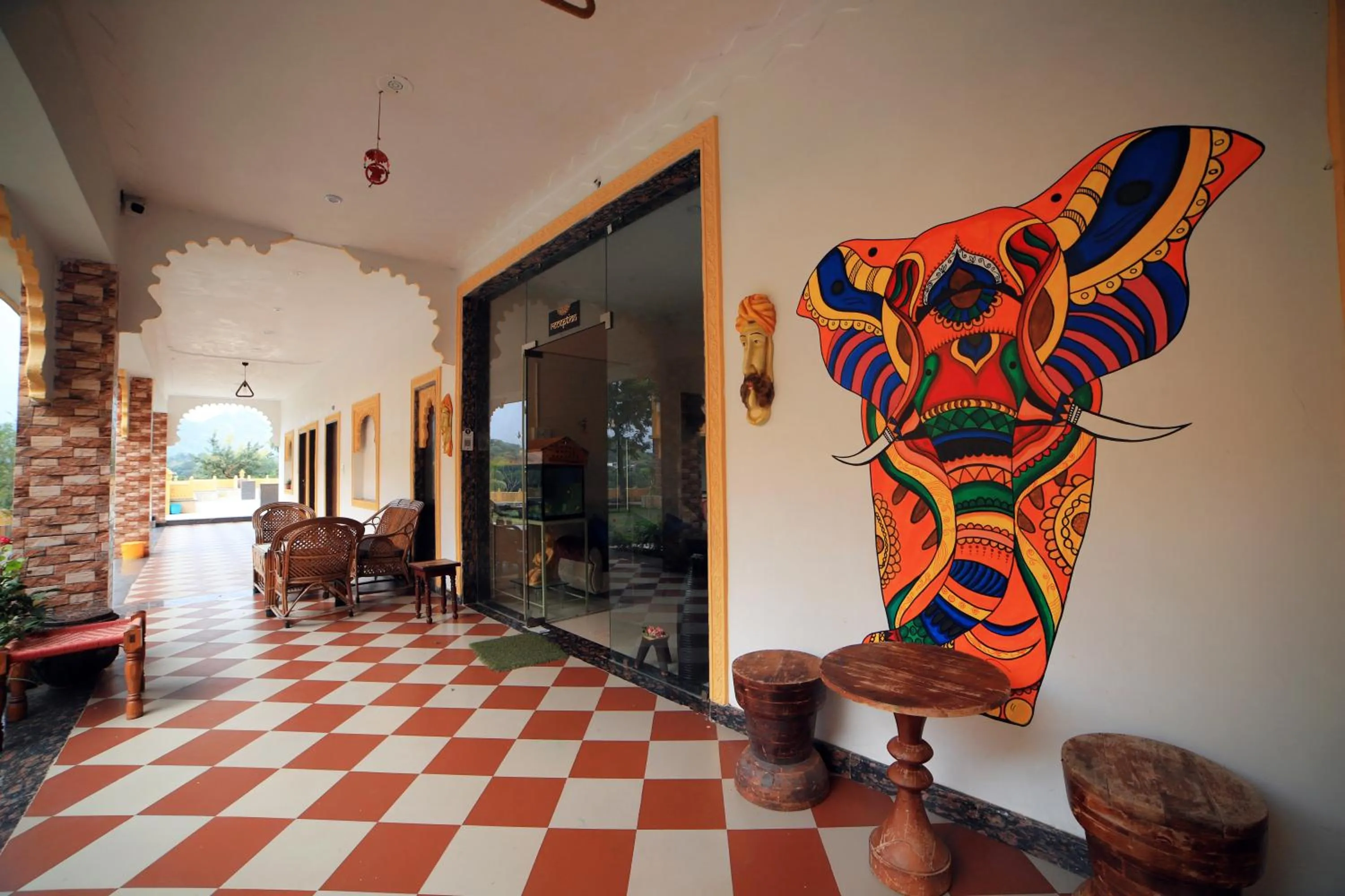 Seating area in Riviera Madaar Resort