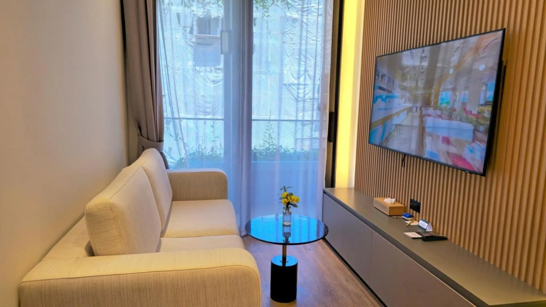 TV and multimedia in La Green Hotel and Residence