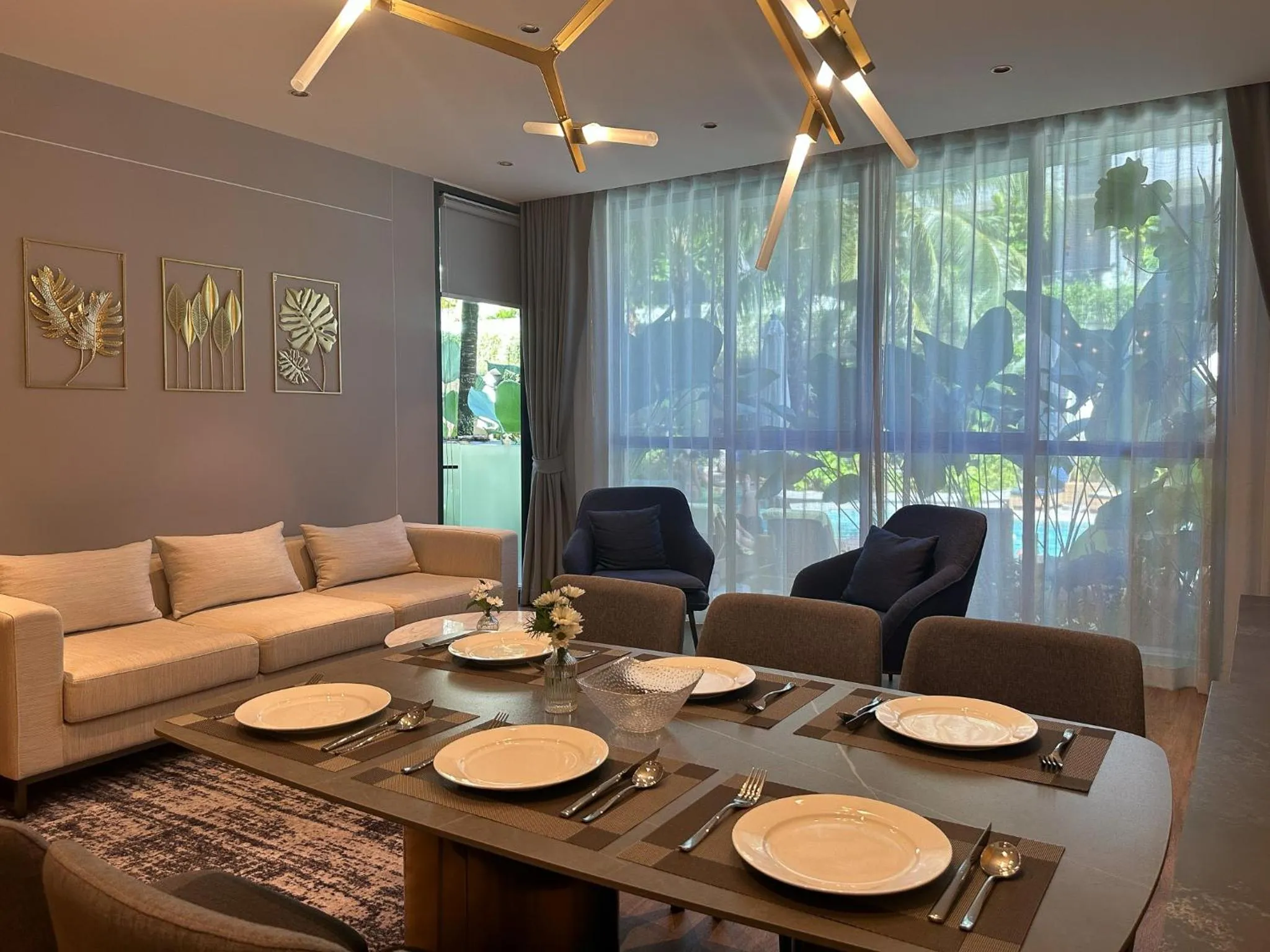 Living room in La Green Hotel and Residence