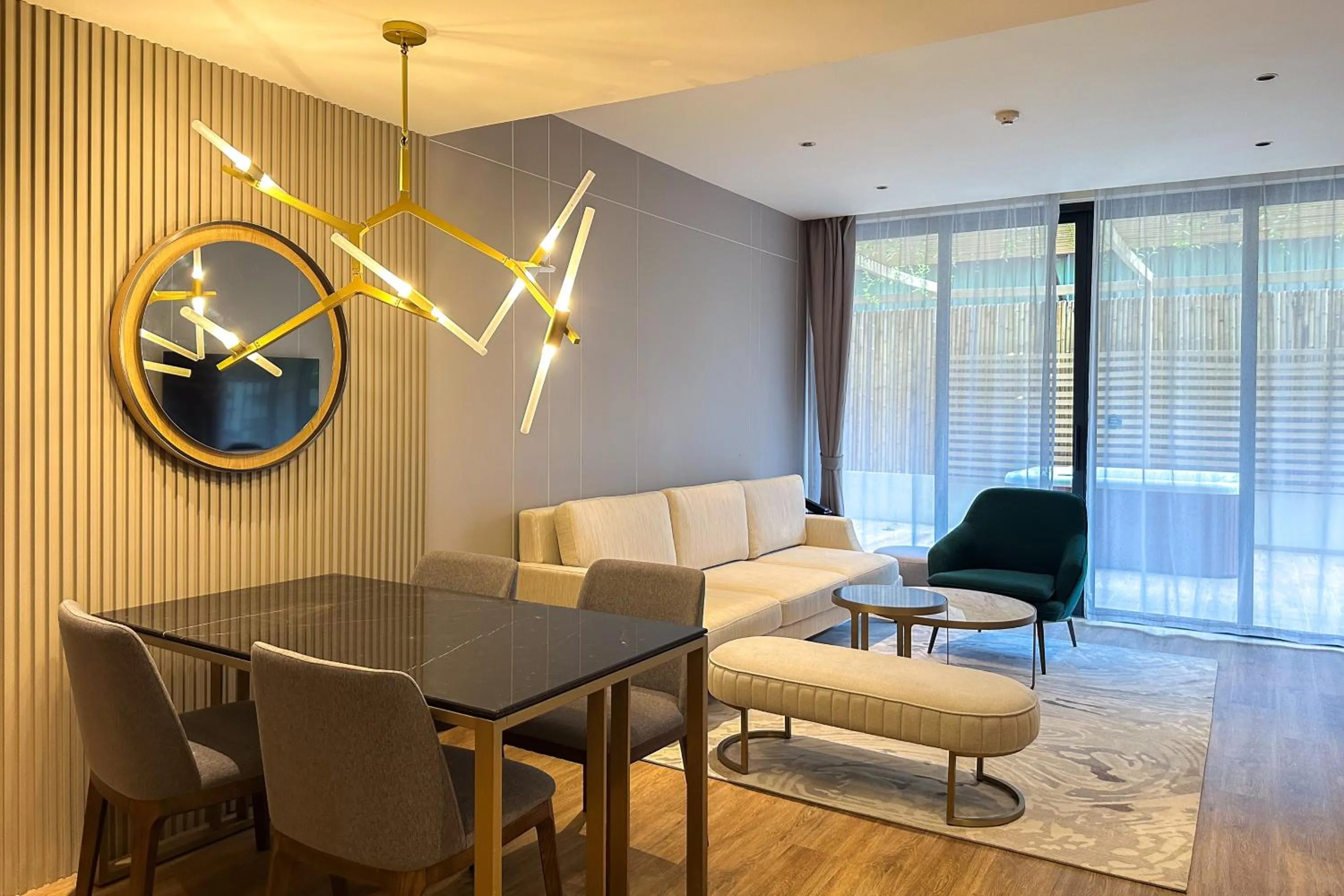 Living room in La Green Hotel and Residence