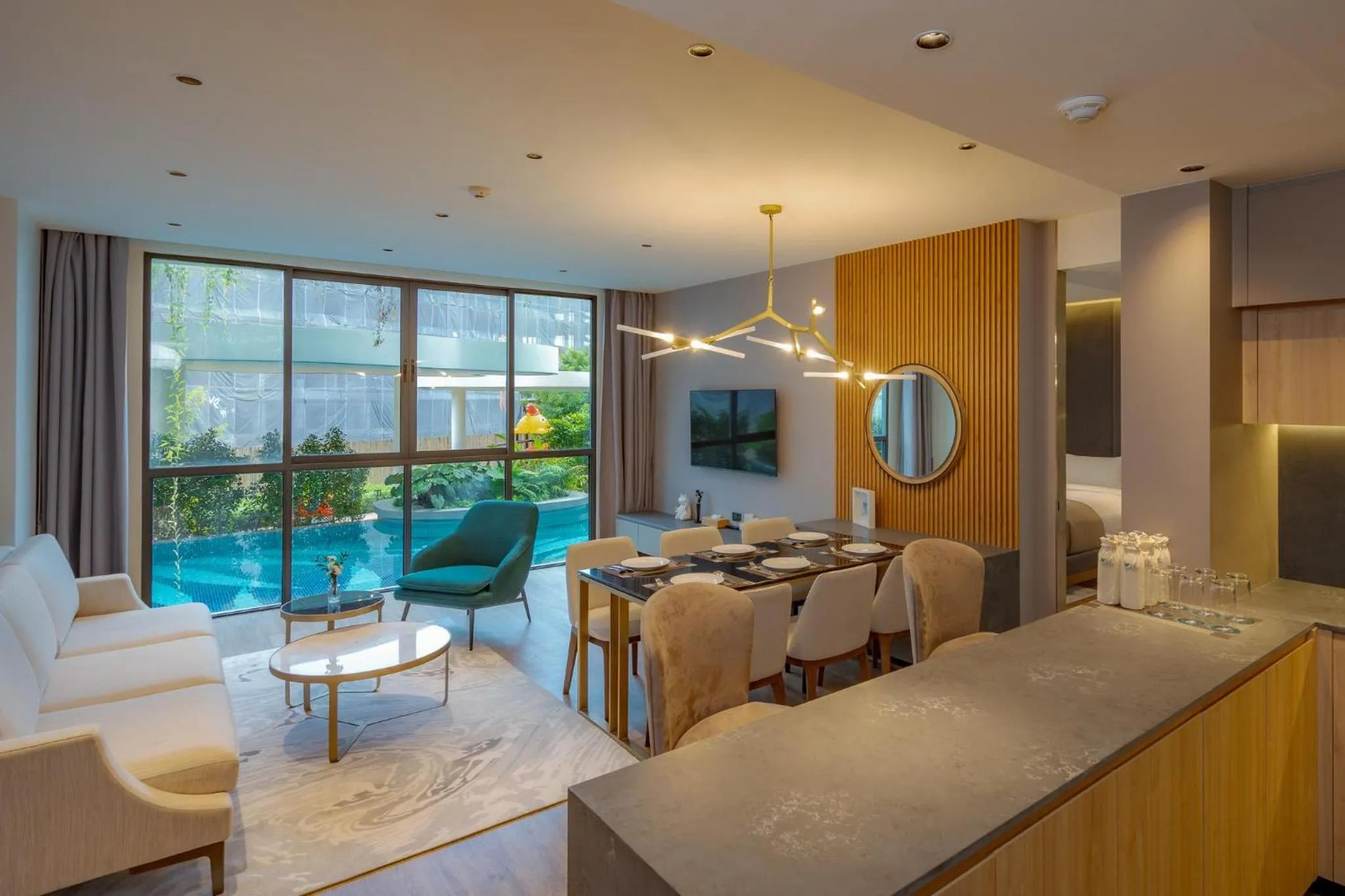 Living room in La Green Hotel and Residence