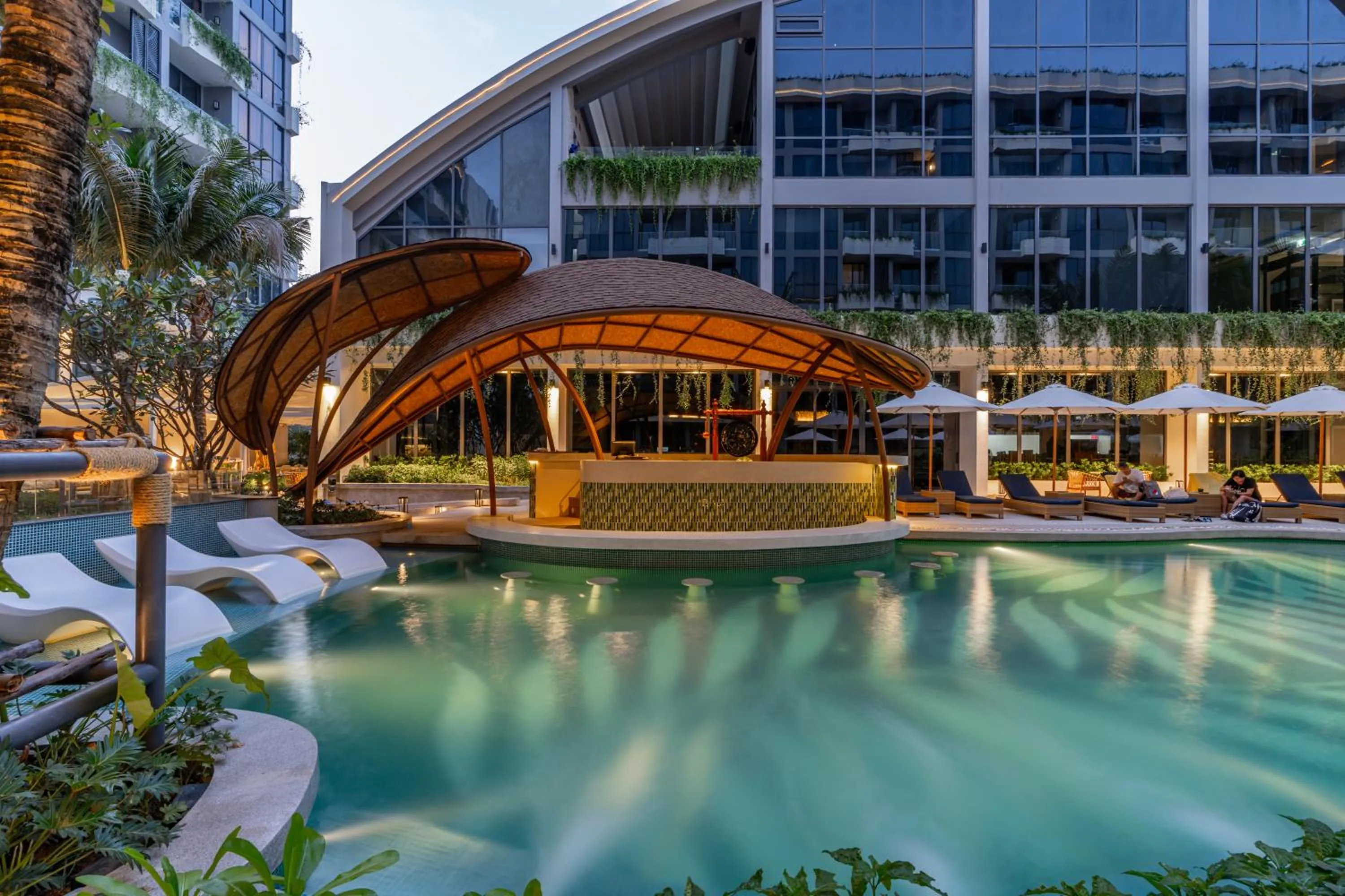 Property building in La Green Hotel and Residence