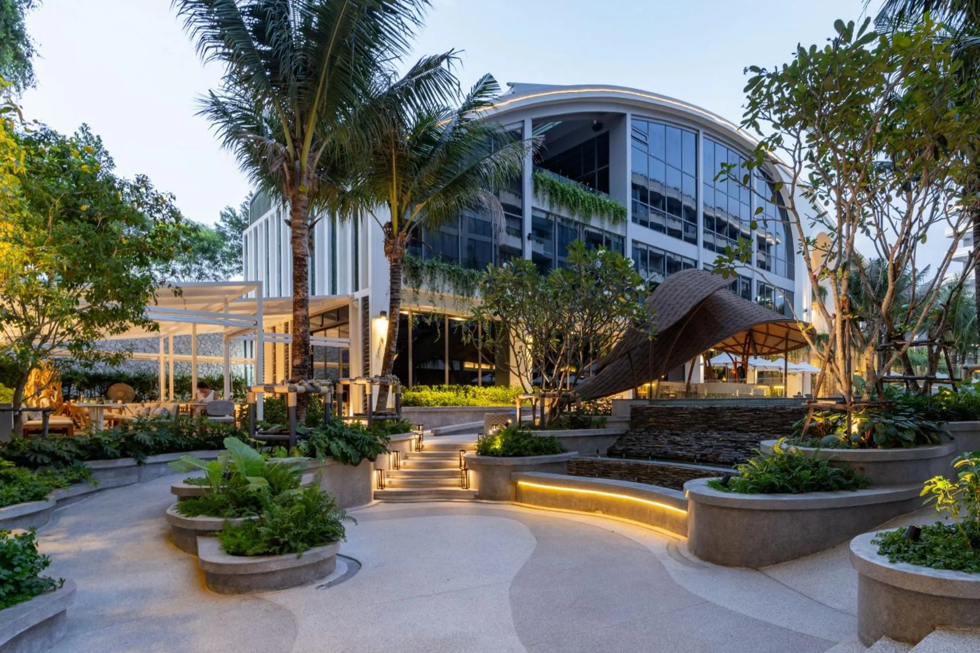 Property building in La Green Hotel and Residence