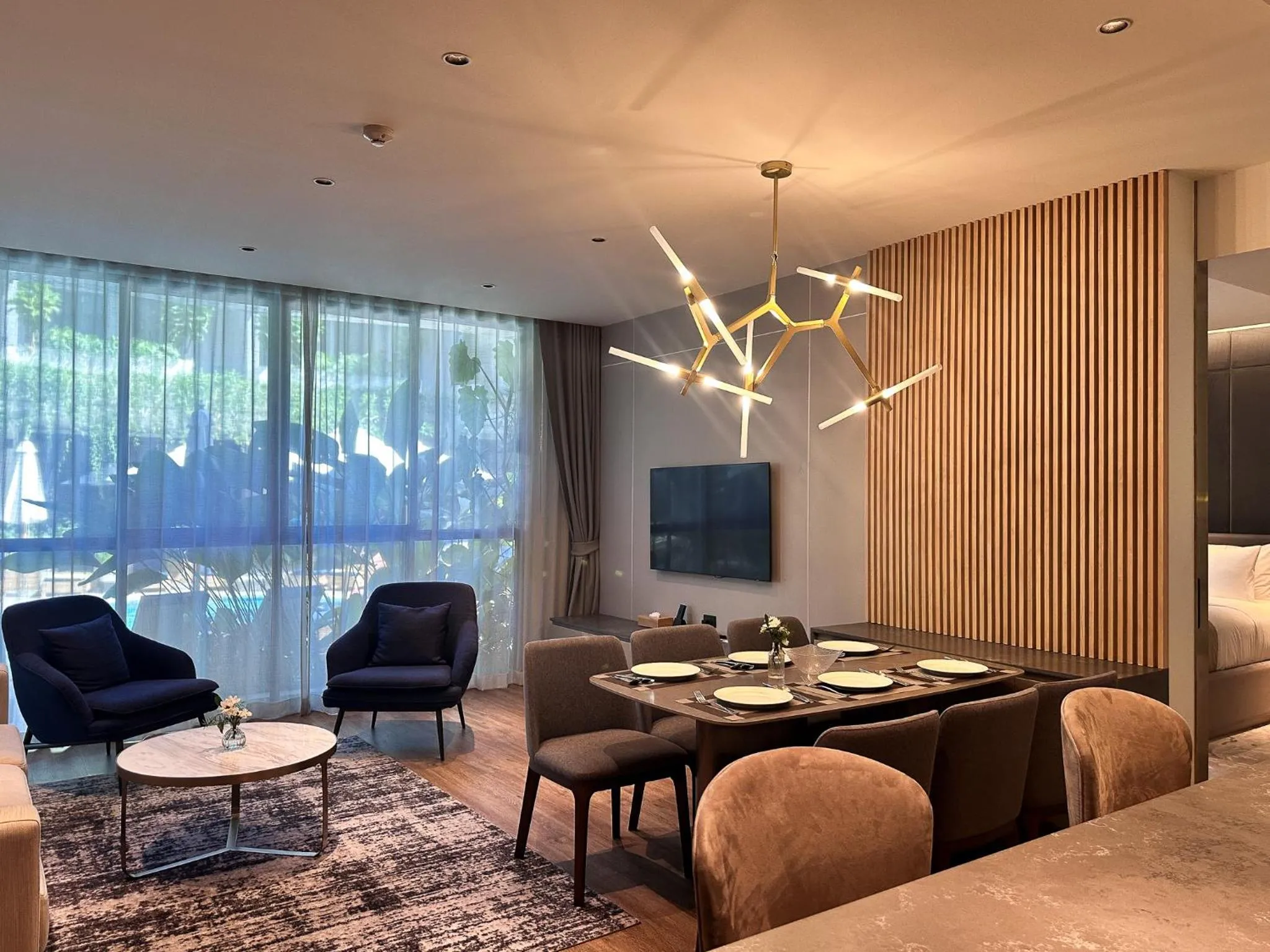 Living room in La Green Hotel and Residence