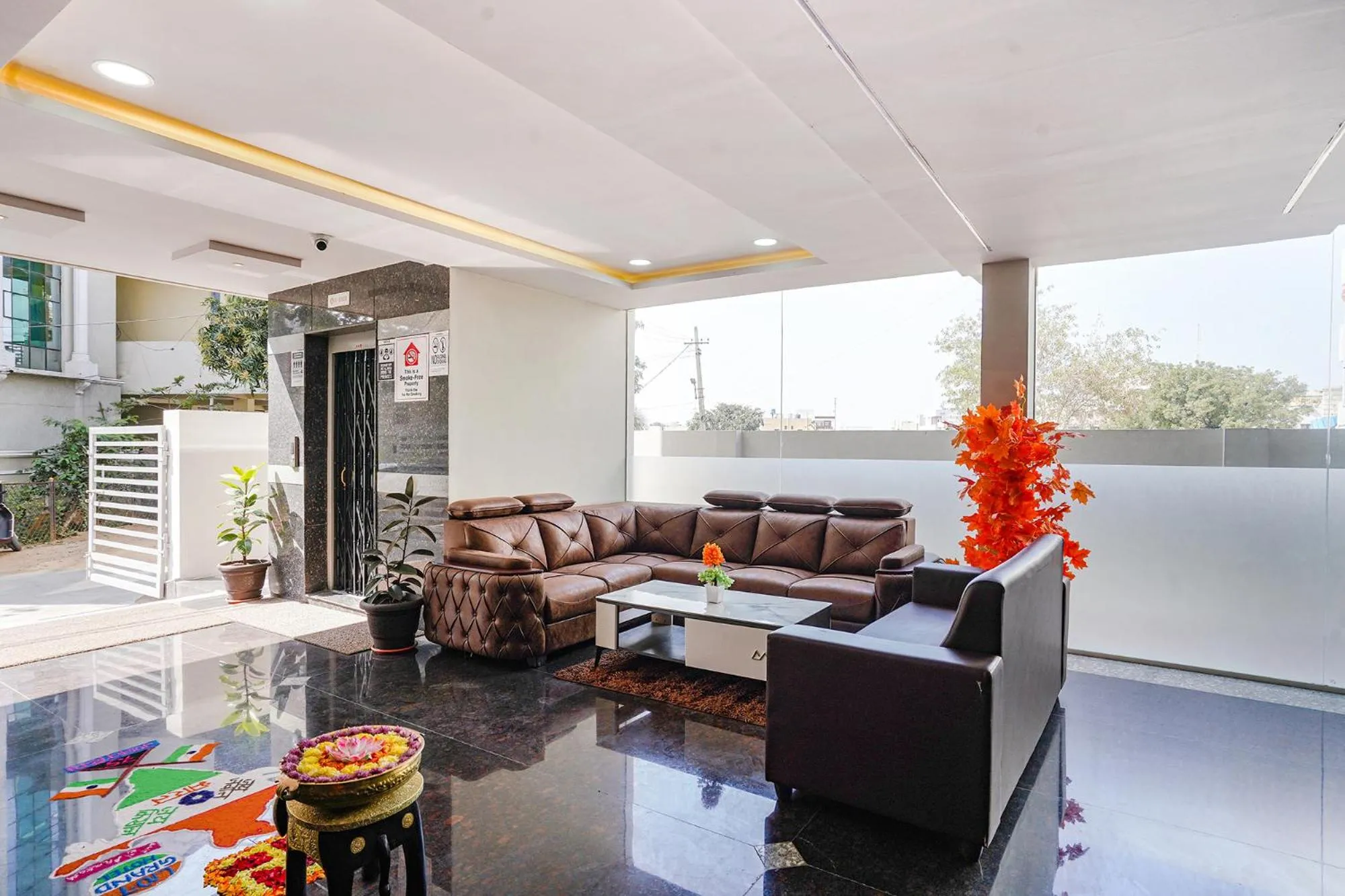 Living room in FH Lio7 Grand - Nr Wellness Hospital, Hastinapuram