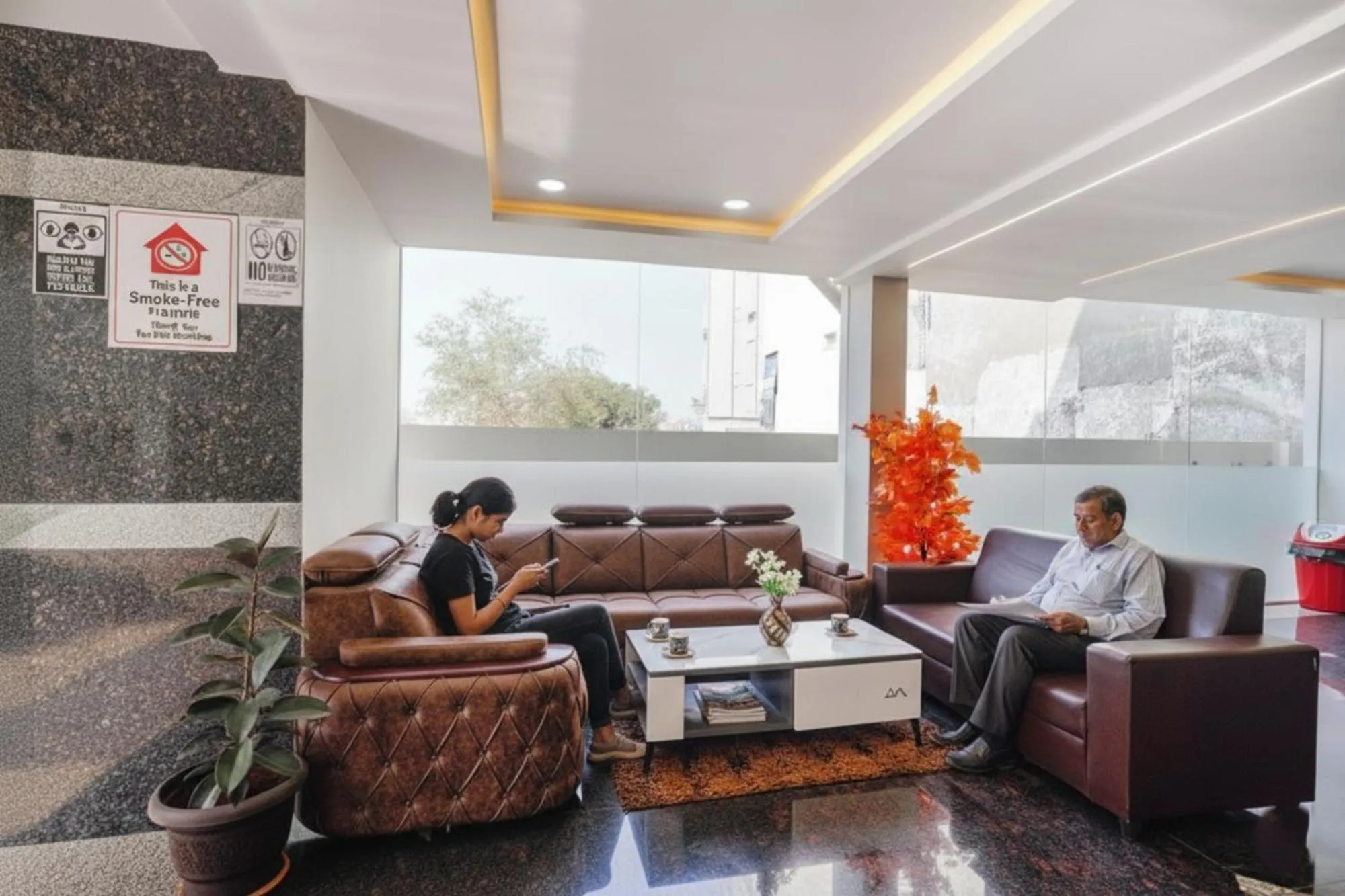 Living room in FH Lio7 Grand - Nr Wellness Hospital, Hastinapuram